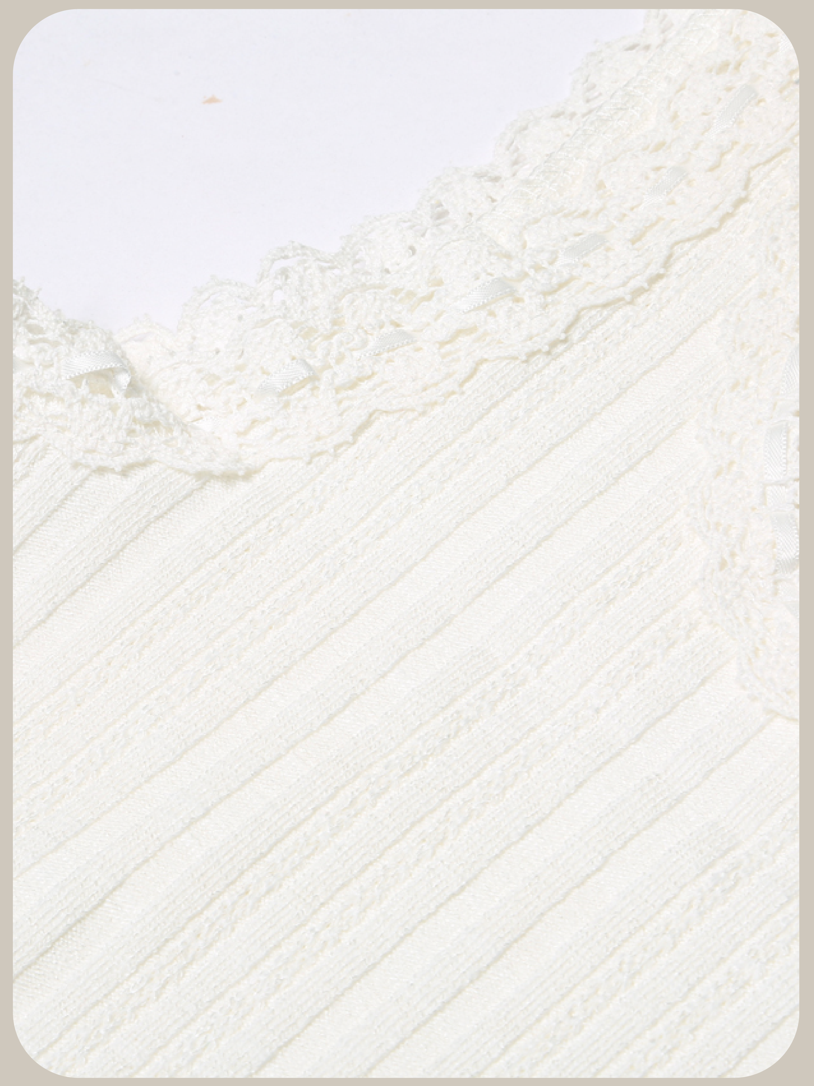 Mousseux Lace Trim Tank/ムスー レーストリム タンクトップ