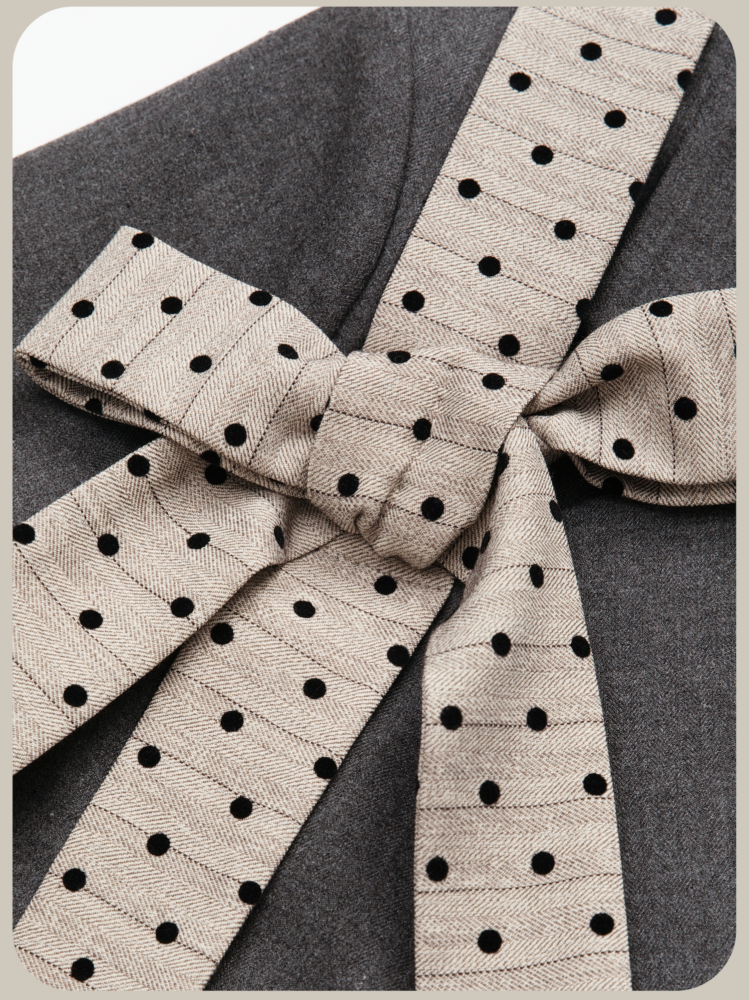 ・予約商品・Check & Dot Bow Ribbon Jacket/チェック＆ドットリボンボウジャケット