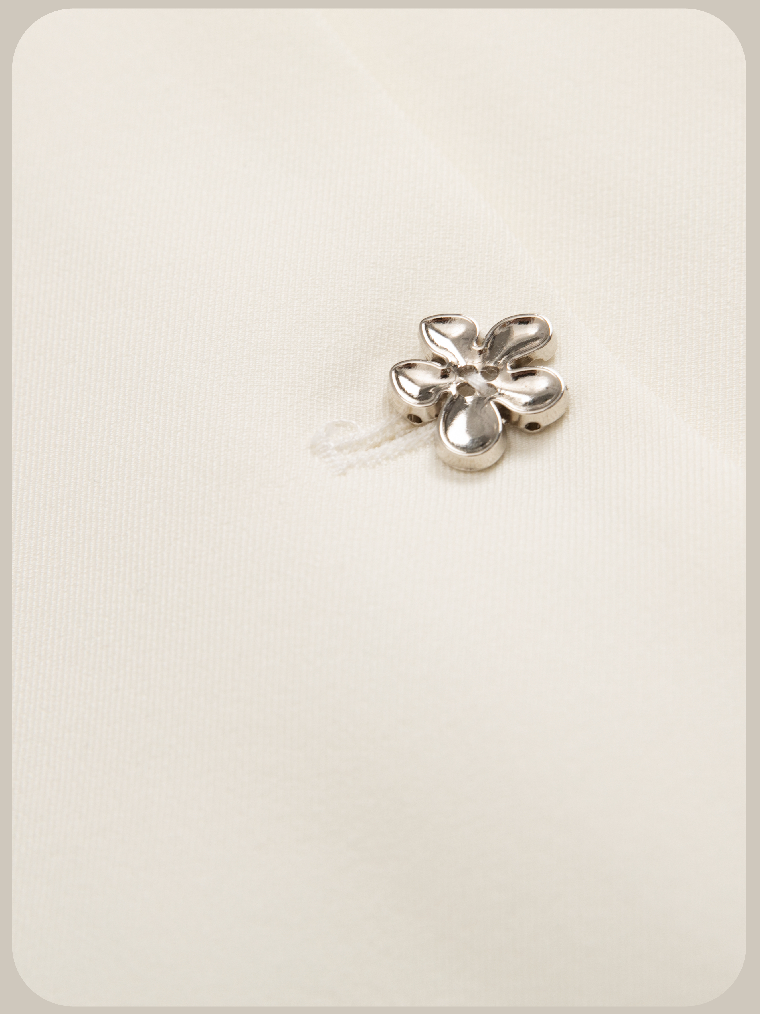 Silver Flower Motif Jacket Set Up/シルバーフラワーモチーフジャケットセットアップ