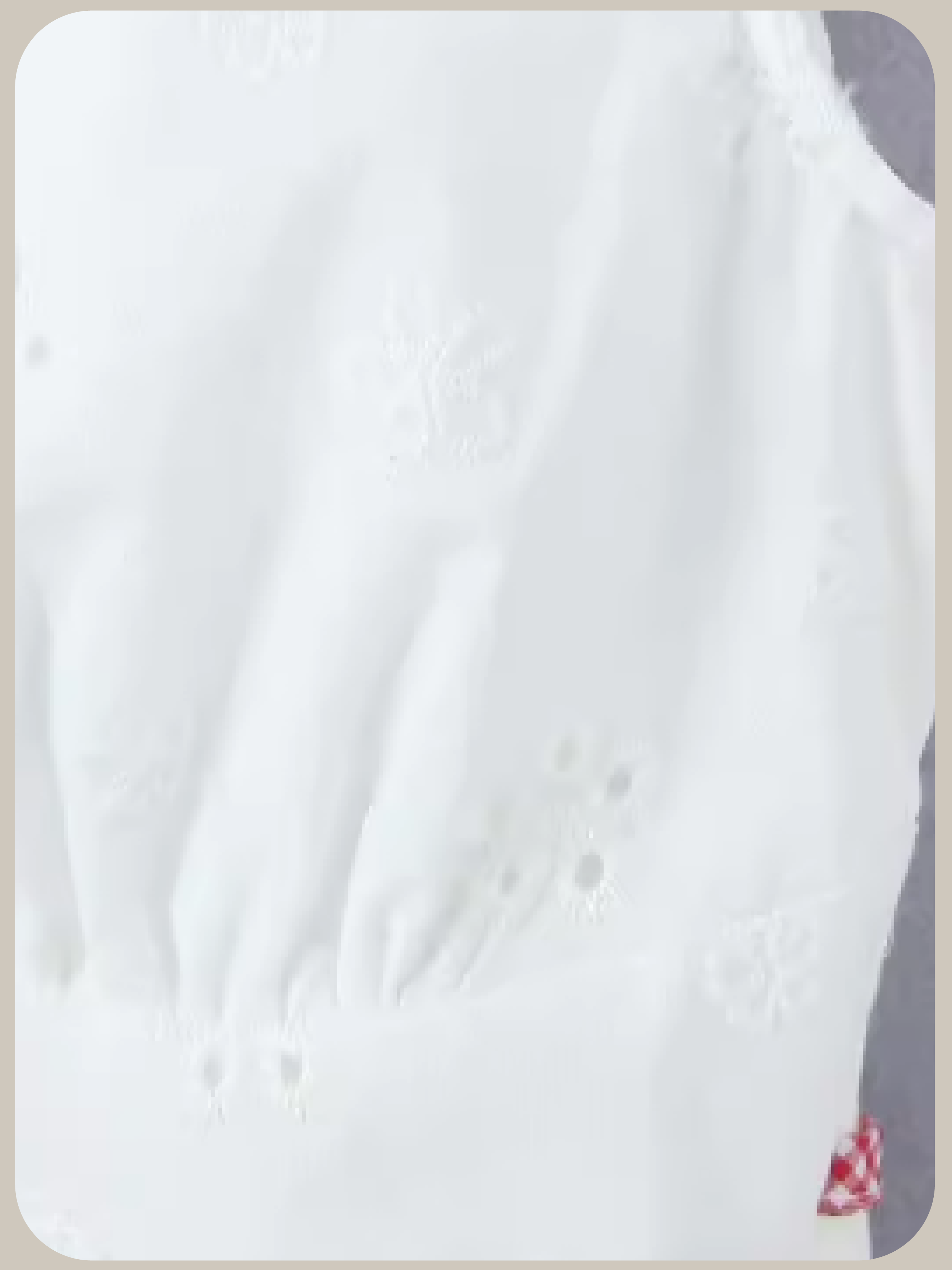 V-neck Waisted Emboss Shirt/Vネックウエストエンボスシャツ