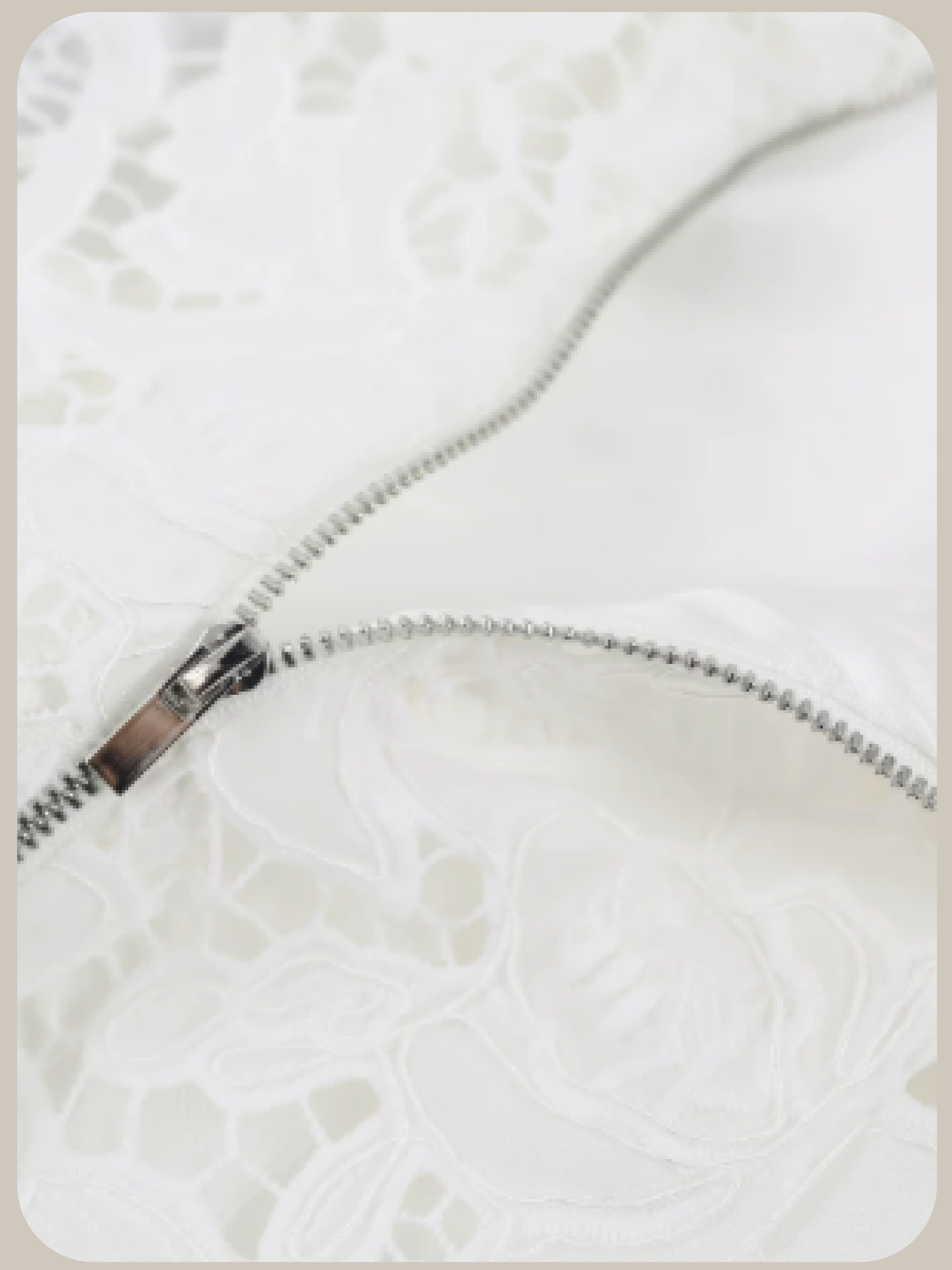 French Blanc Lace Strapless Dress/フレンチブランレースストラップレスドレス