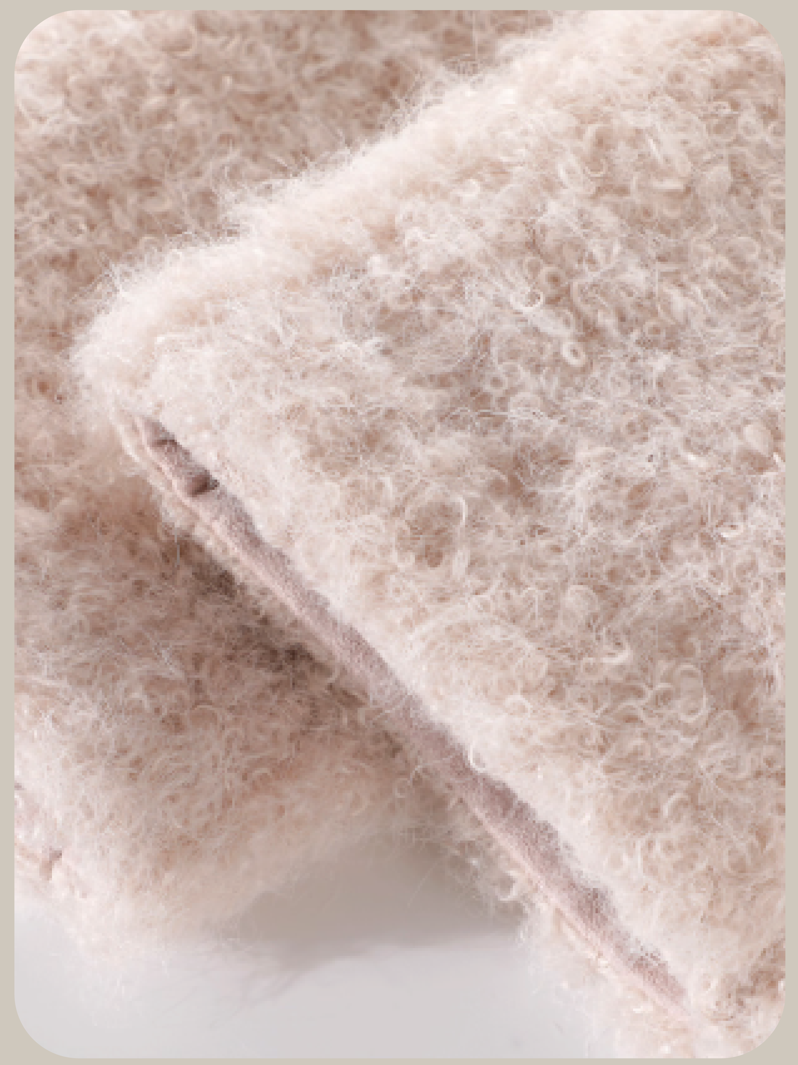 Elegant Golden Button Fur Coat/エレガントゴールドボタンファーコート