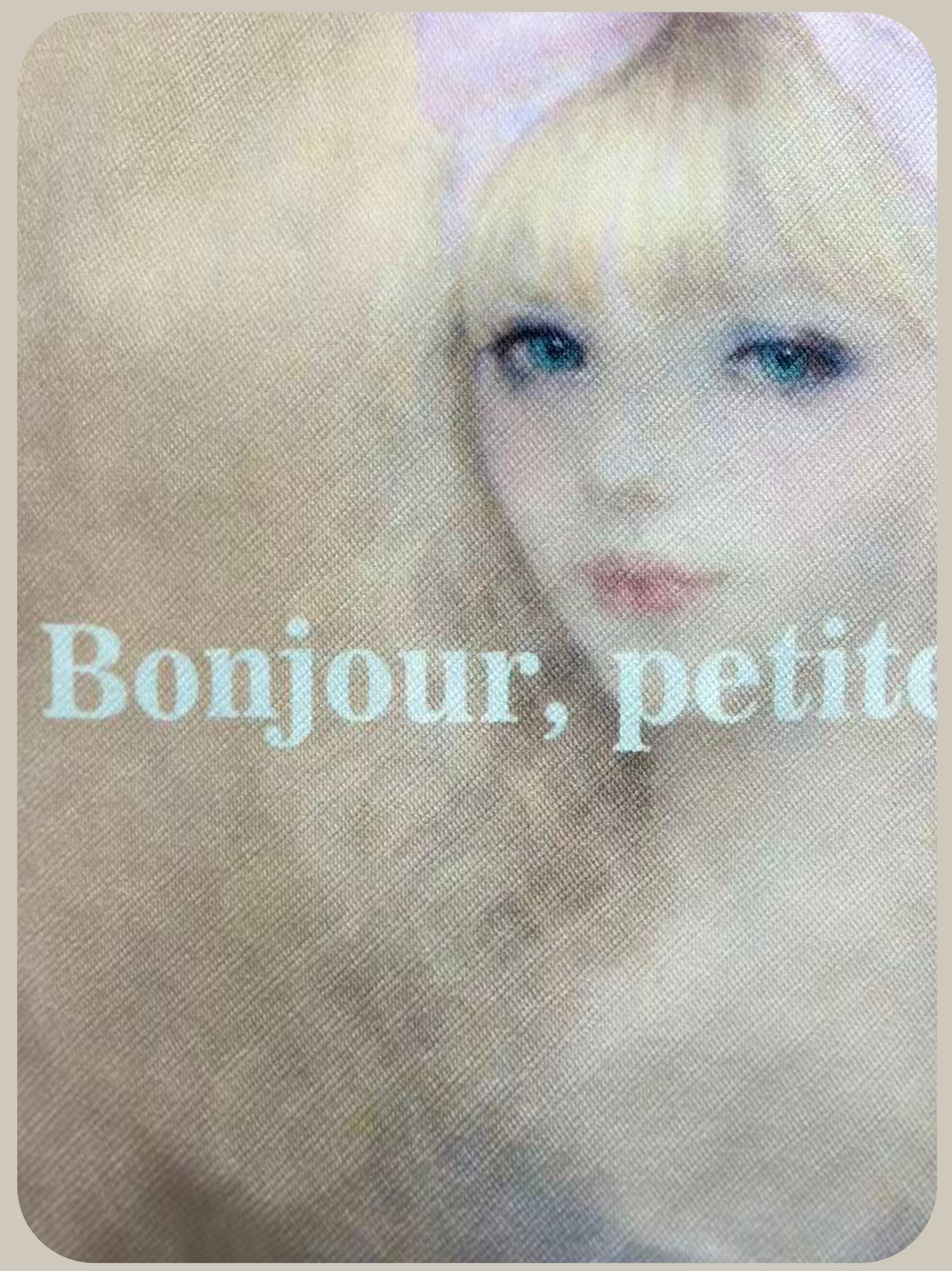 “Bonjour petite” Tote Bag