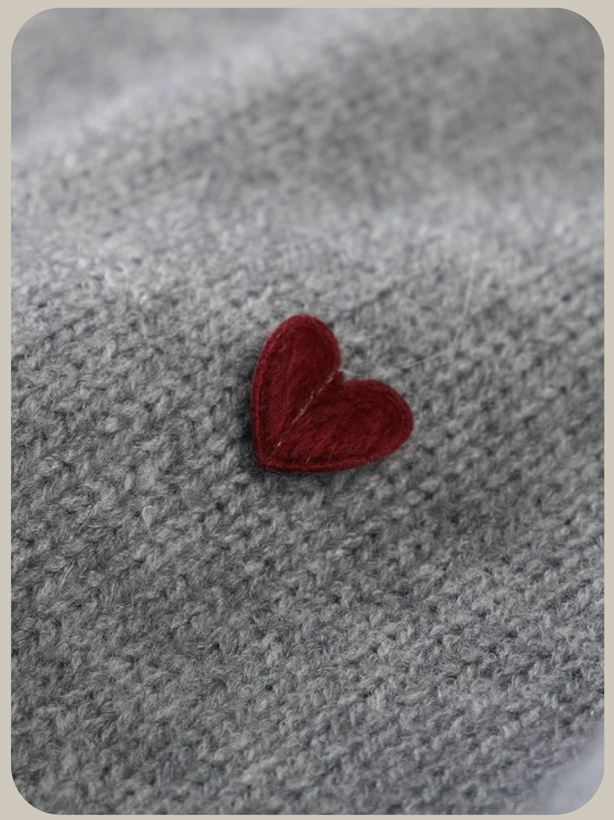 Cheerful Heart Deco Knit/ハートデコニット