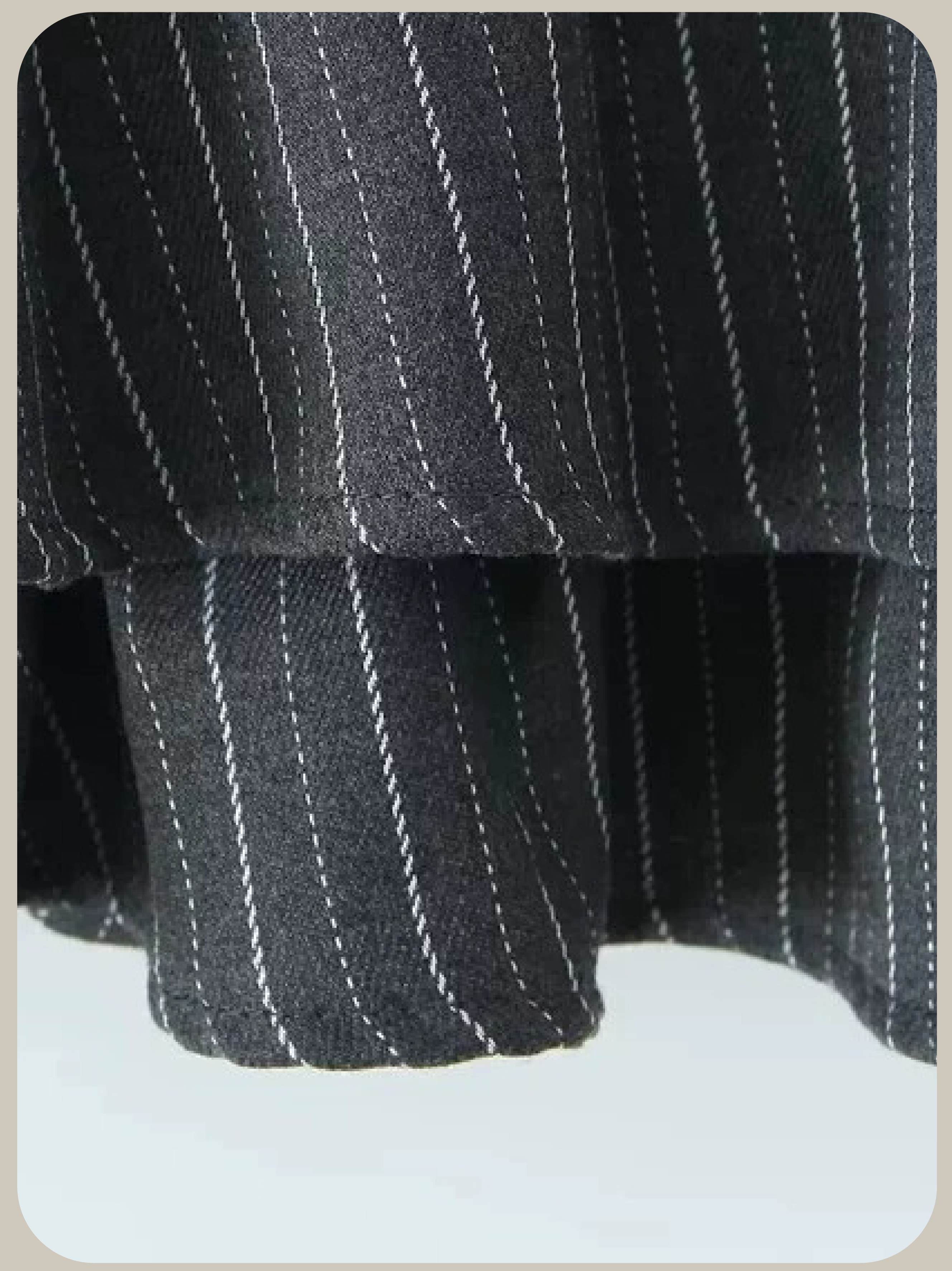 Striped Tiered Mini Skirt/ストライプ柄ティアードミニスカート