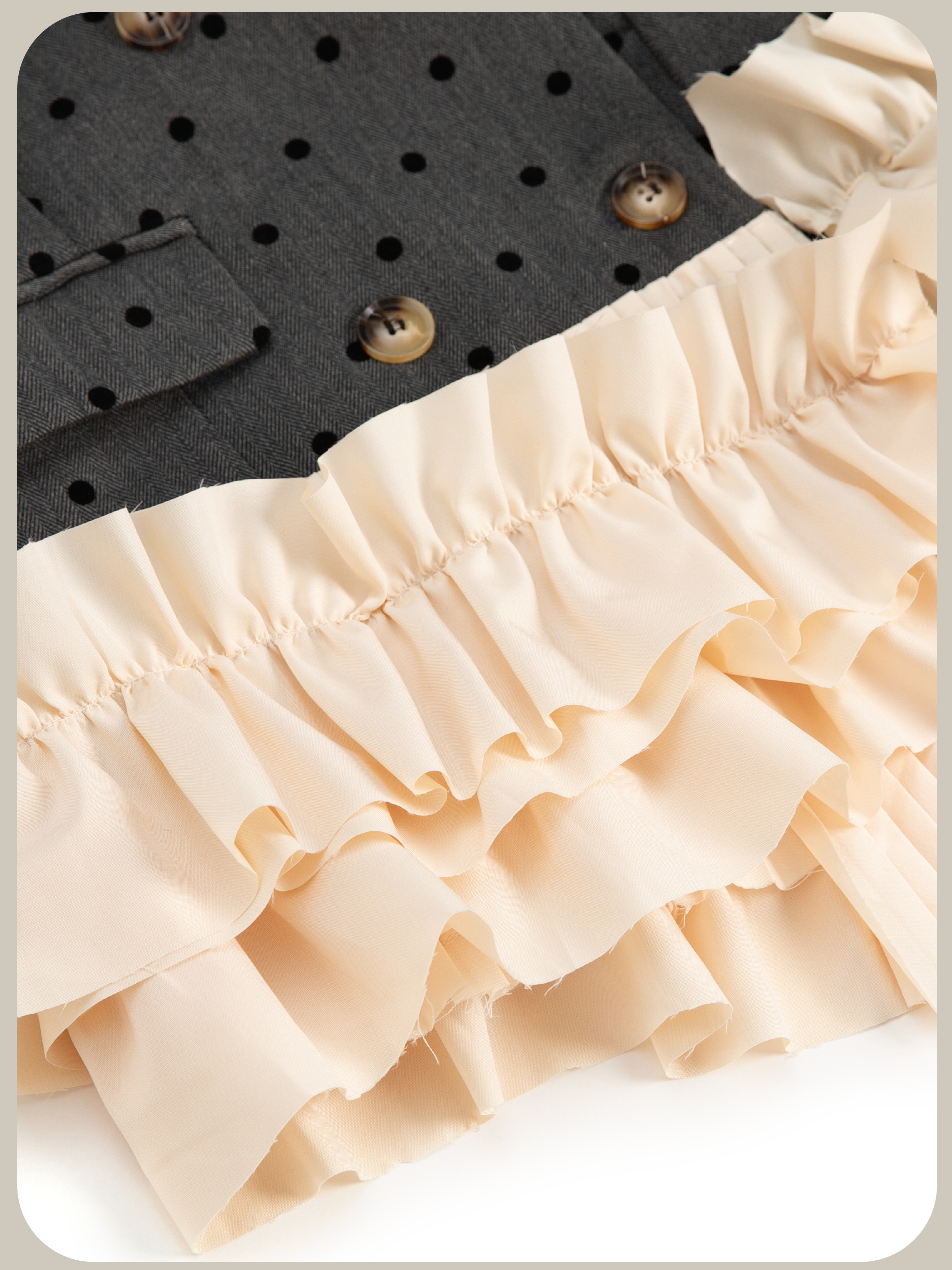 ・予約商品・Dots Princess Frill Jacket/ドットプリンセスフリルジャケット