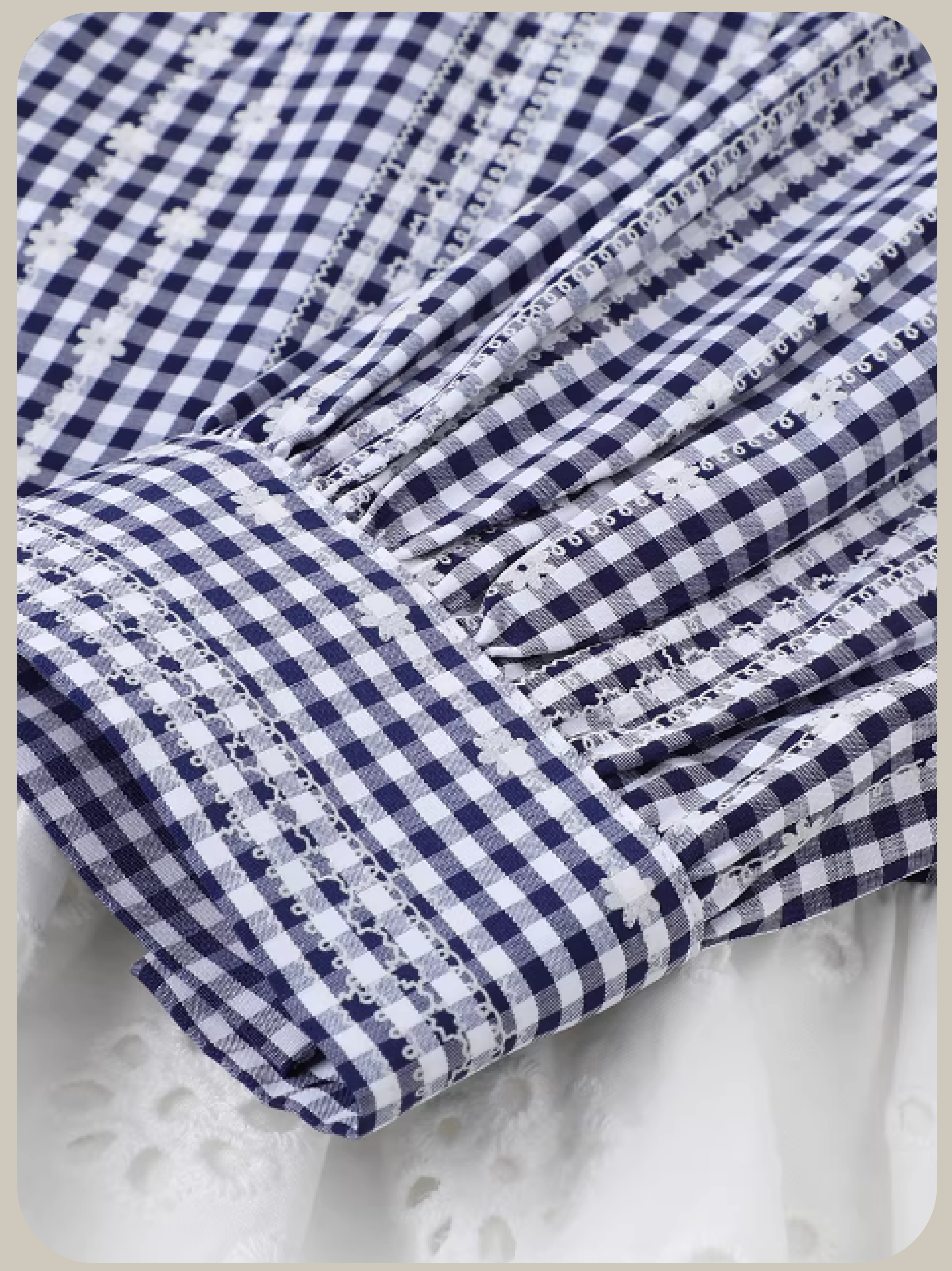 Emboss Floral Frill Shirt Vest Set Up/エンボスフローラルフリルシャツベストセットアップ