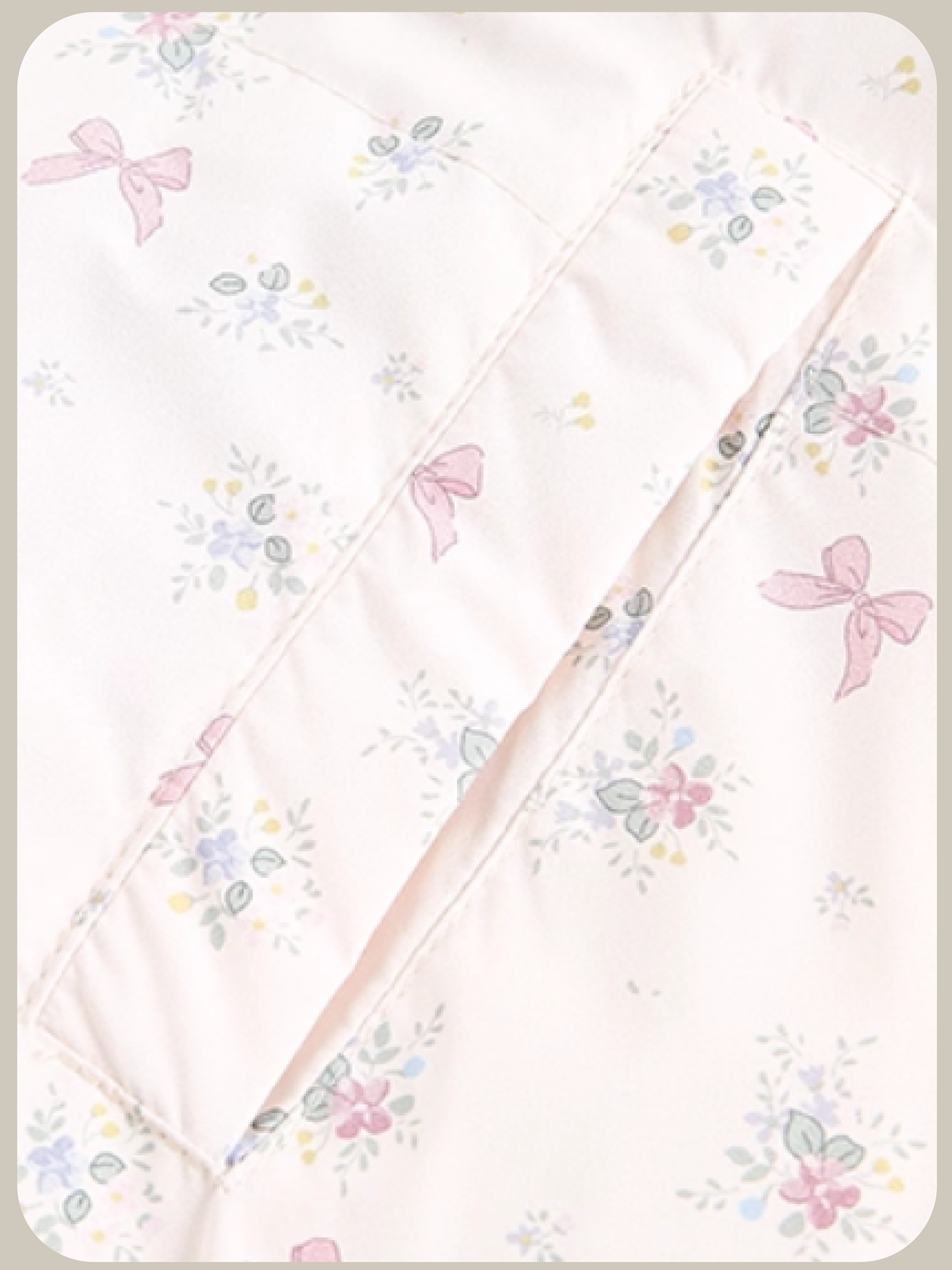 Sweet Flroal Ribbon Motif Down Jacket/スイートフローラルリボンモチーフダウンジャケット