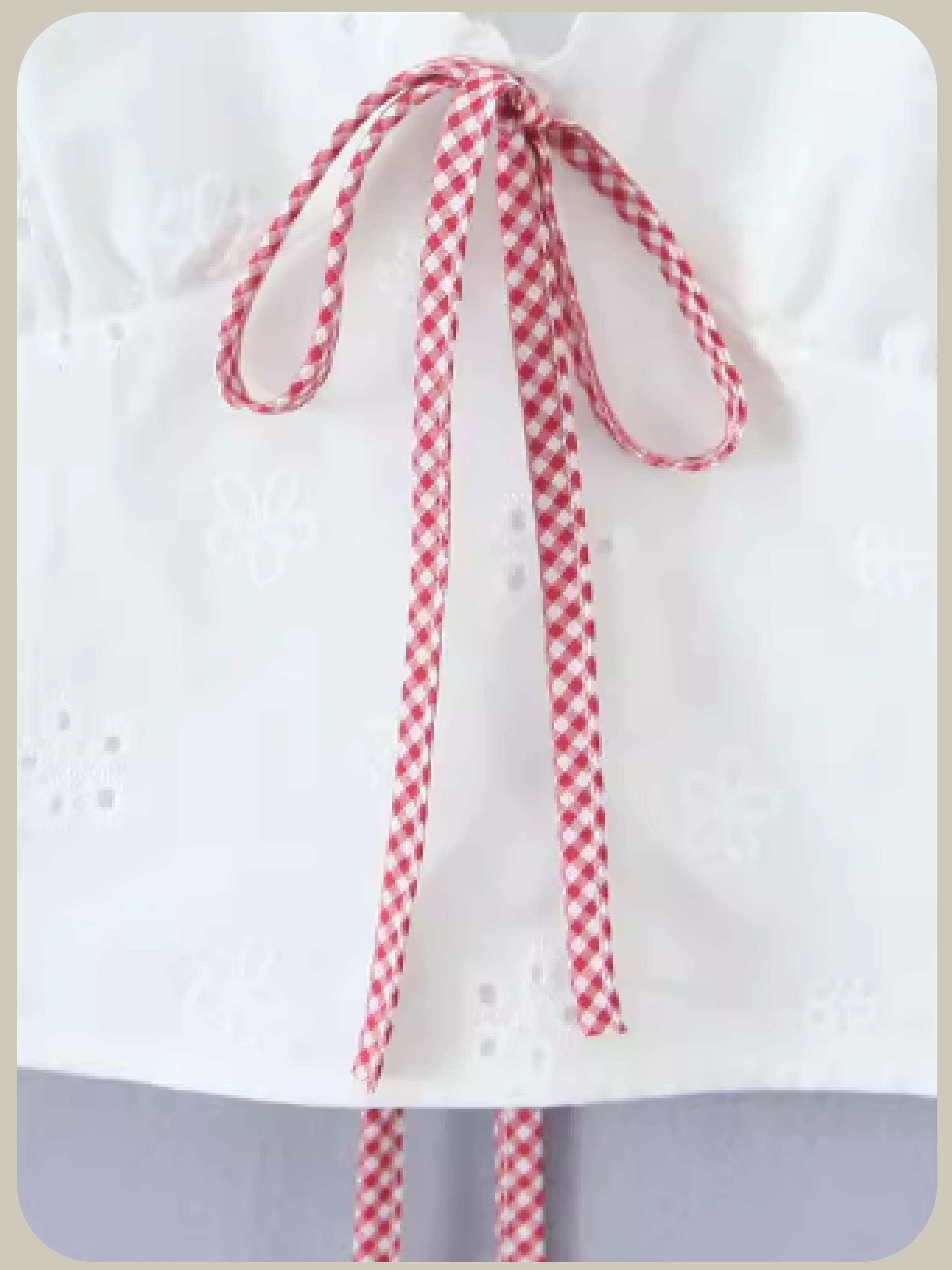 V-neck Waisted Emboss Shirt/Vネックウエストエンボスシャツ