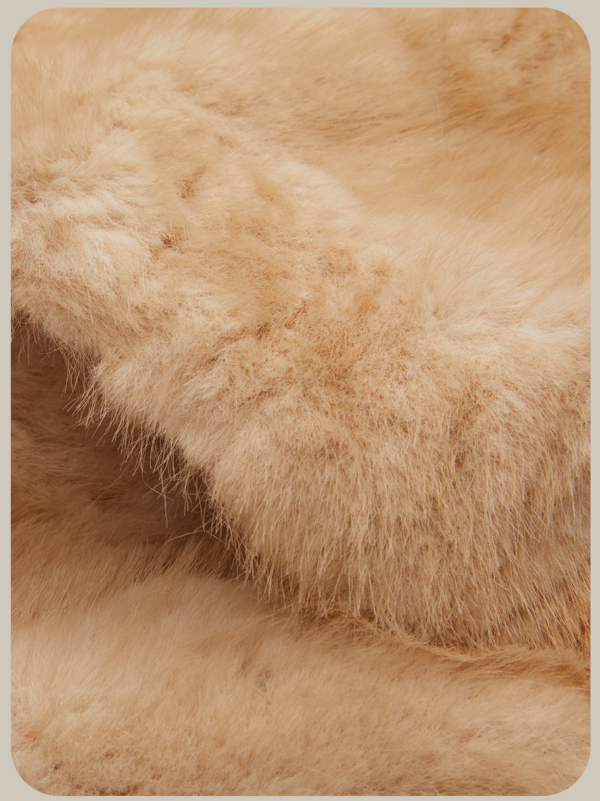 Cropped Bow Faux Fur Coat/ボウ付きフェイクファーコート