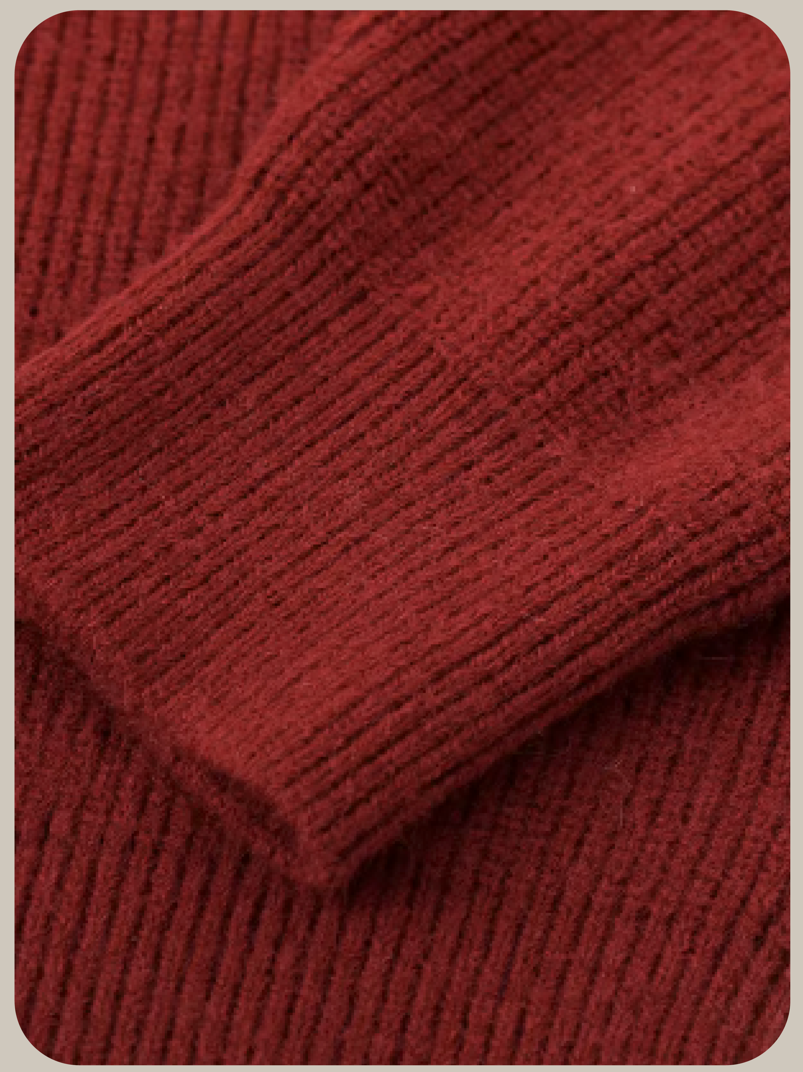 Fake Two Red Polo Knit/フェイクツーレッドポロニット