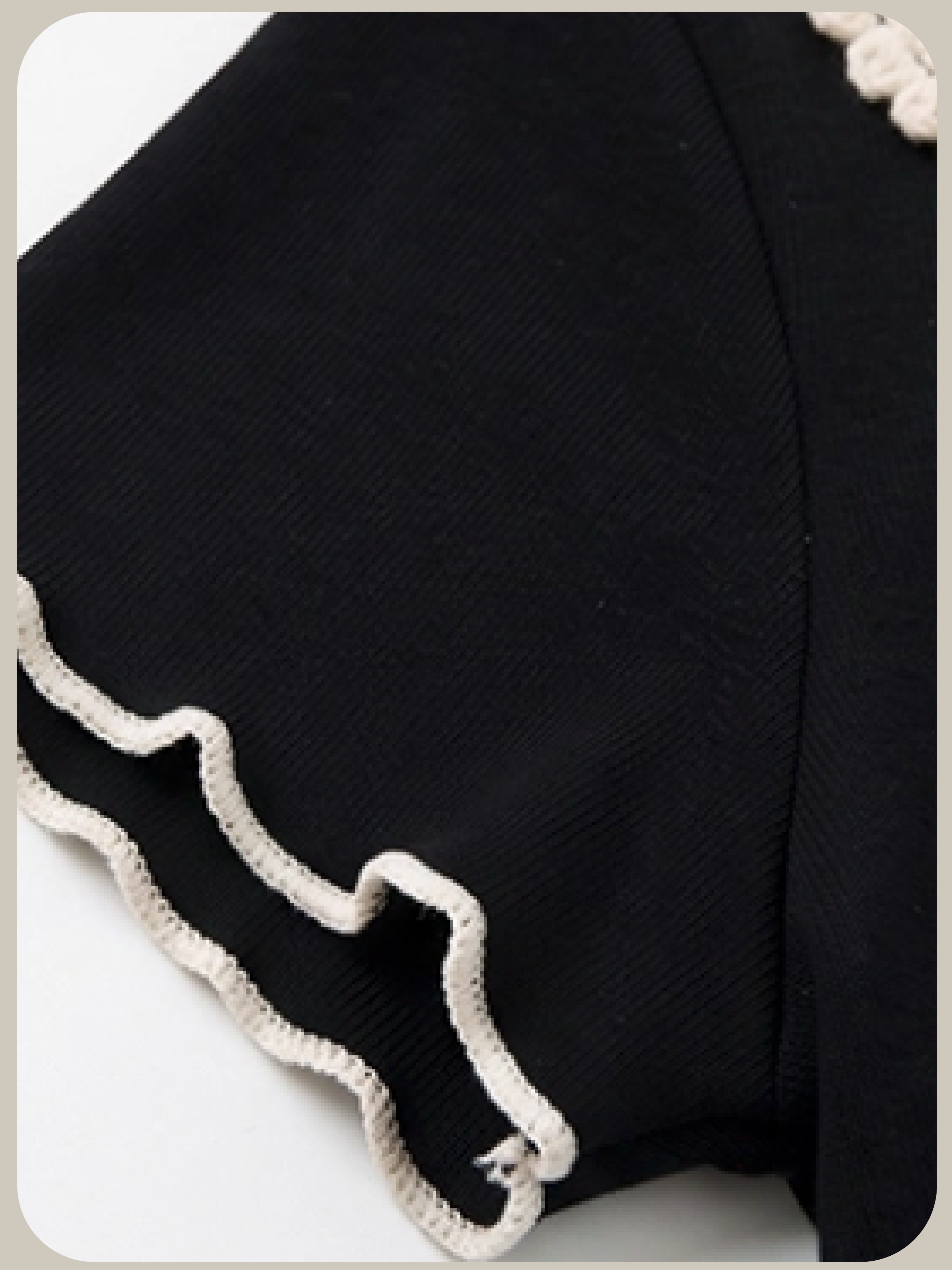 Crochet Lace Collar Top/編みレース襟トップス