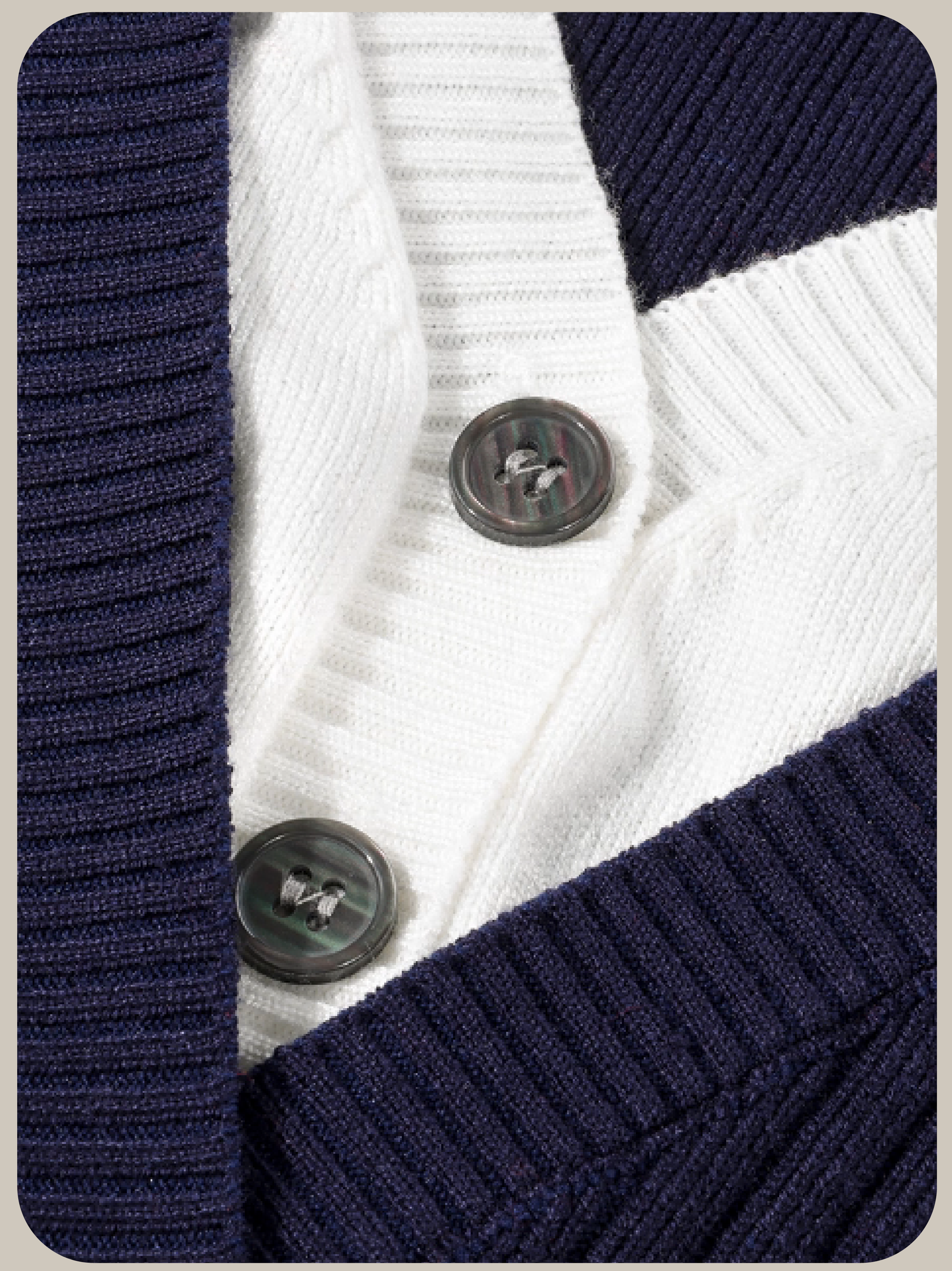 Fake Two Preppy Cardigan/フェイクツープレッピーカーディガン