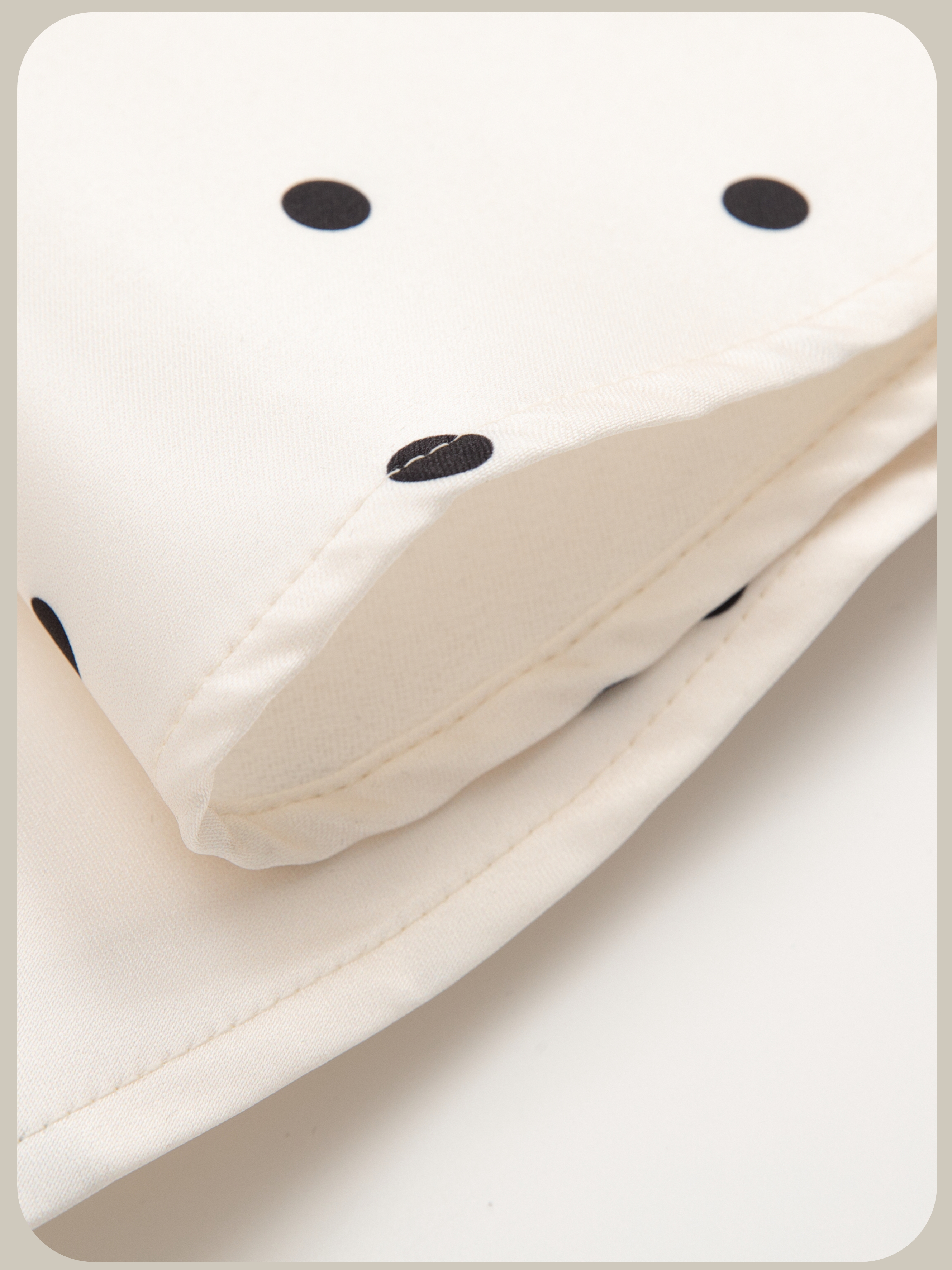 Polka Dot Satin Midi Slip Dress/ポルカドット柄サテンミディスリップドレス