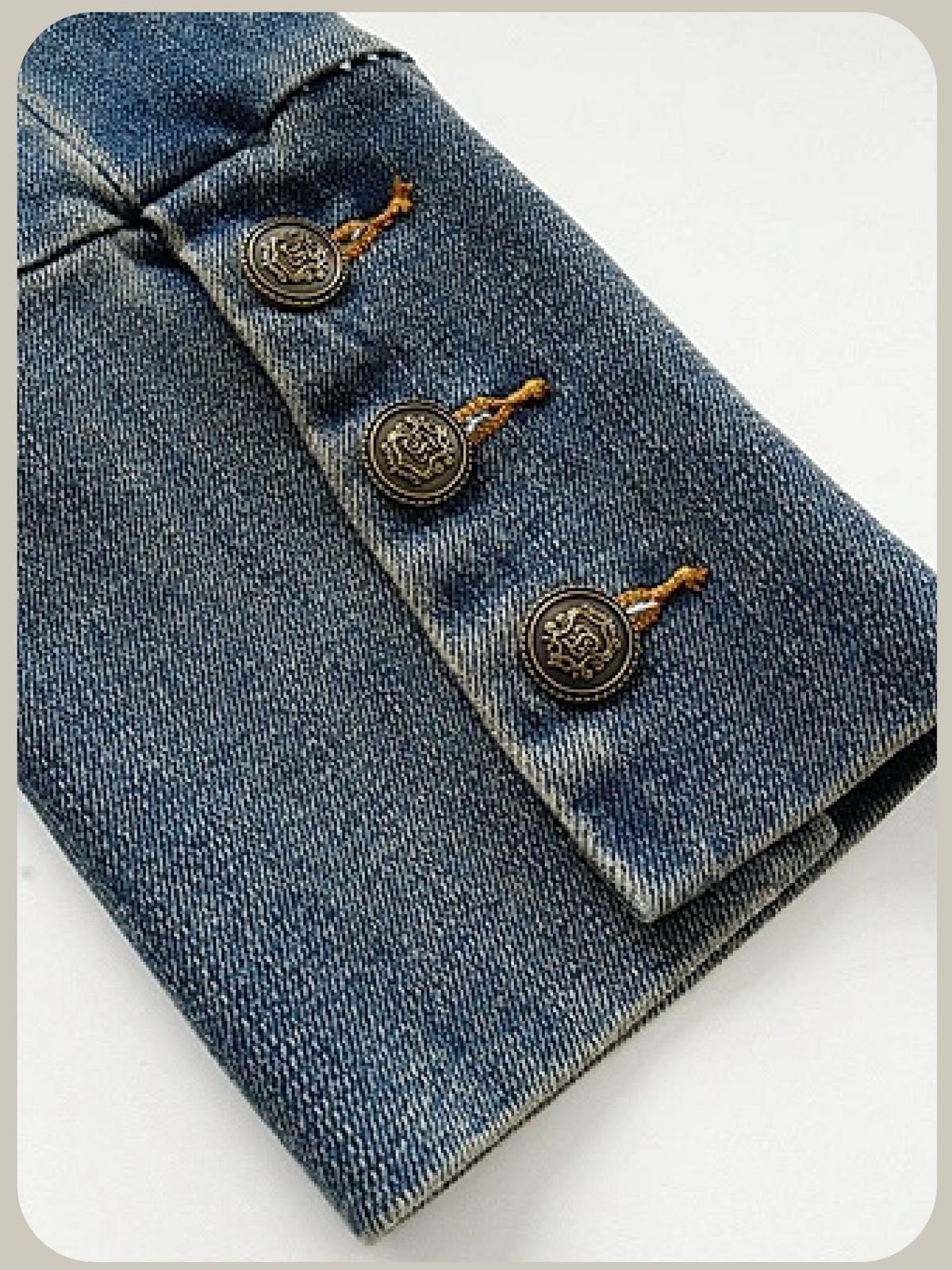 Retro Rivet Denim Jacket/レトロリベットデニムジャケット