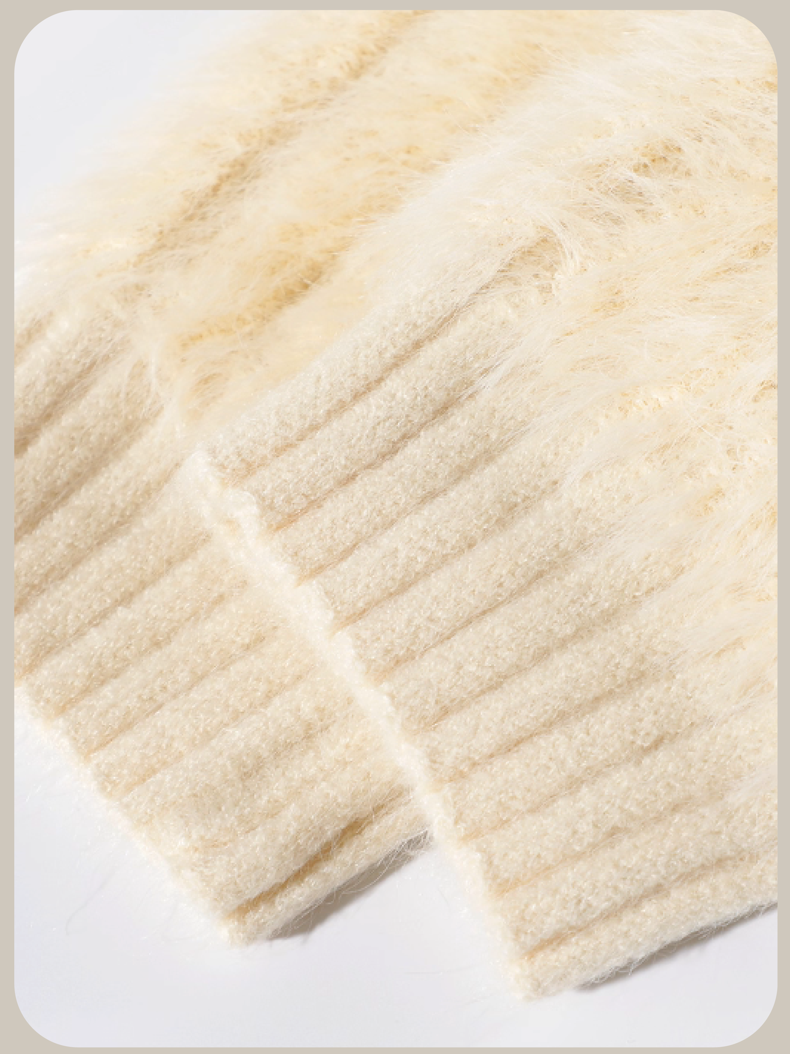 Flower Applique Fluffy Cardigan/フラワーアップリケふわふわカーディガン