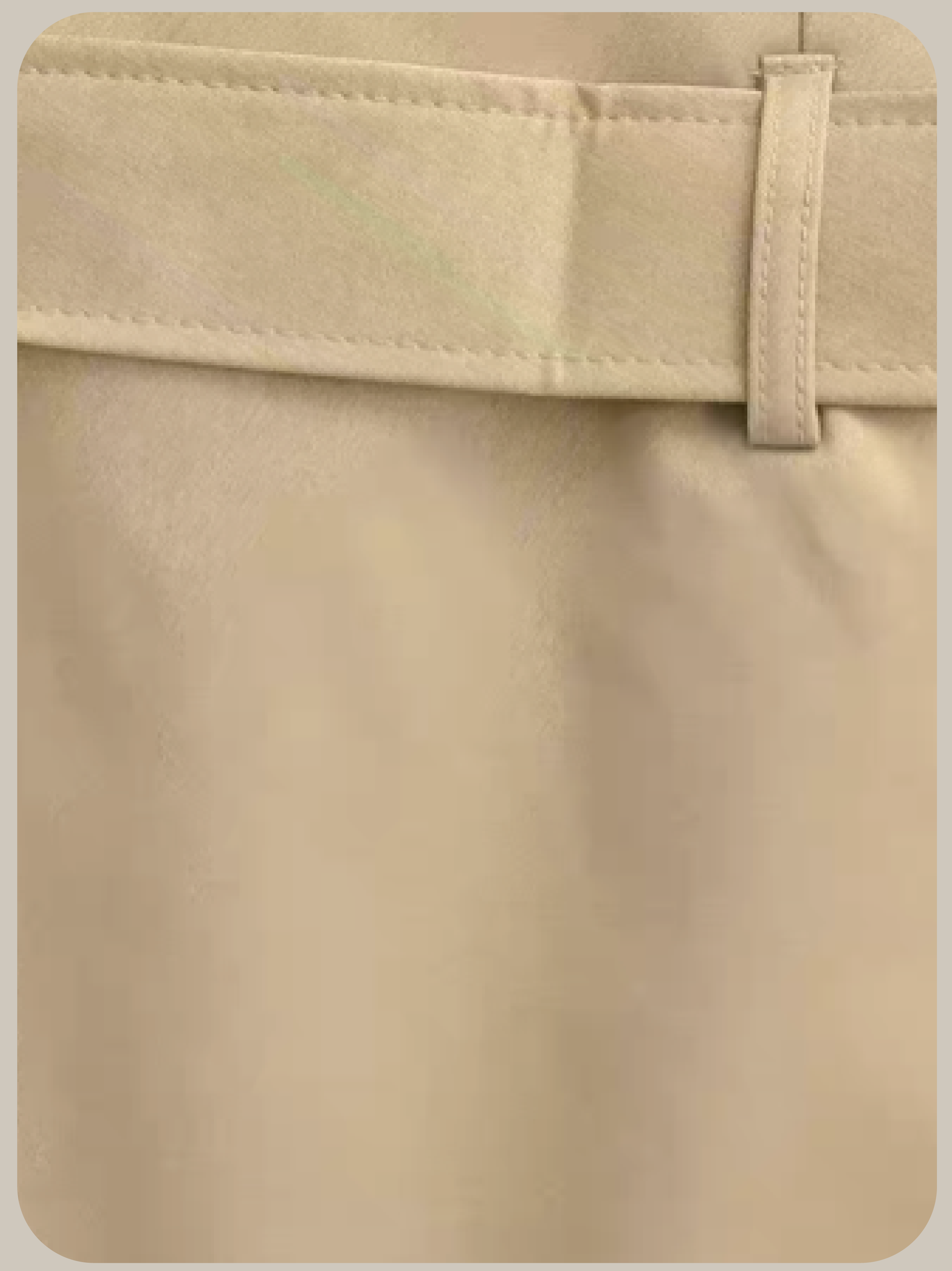 Trench-Inspired Belted Mini Skirt/トレンチ風ベルト付きミニスカート