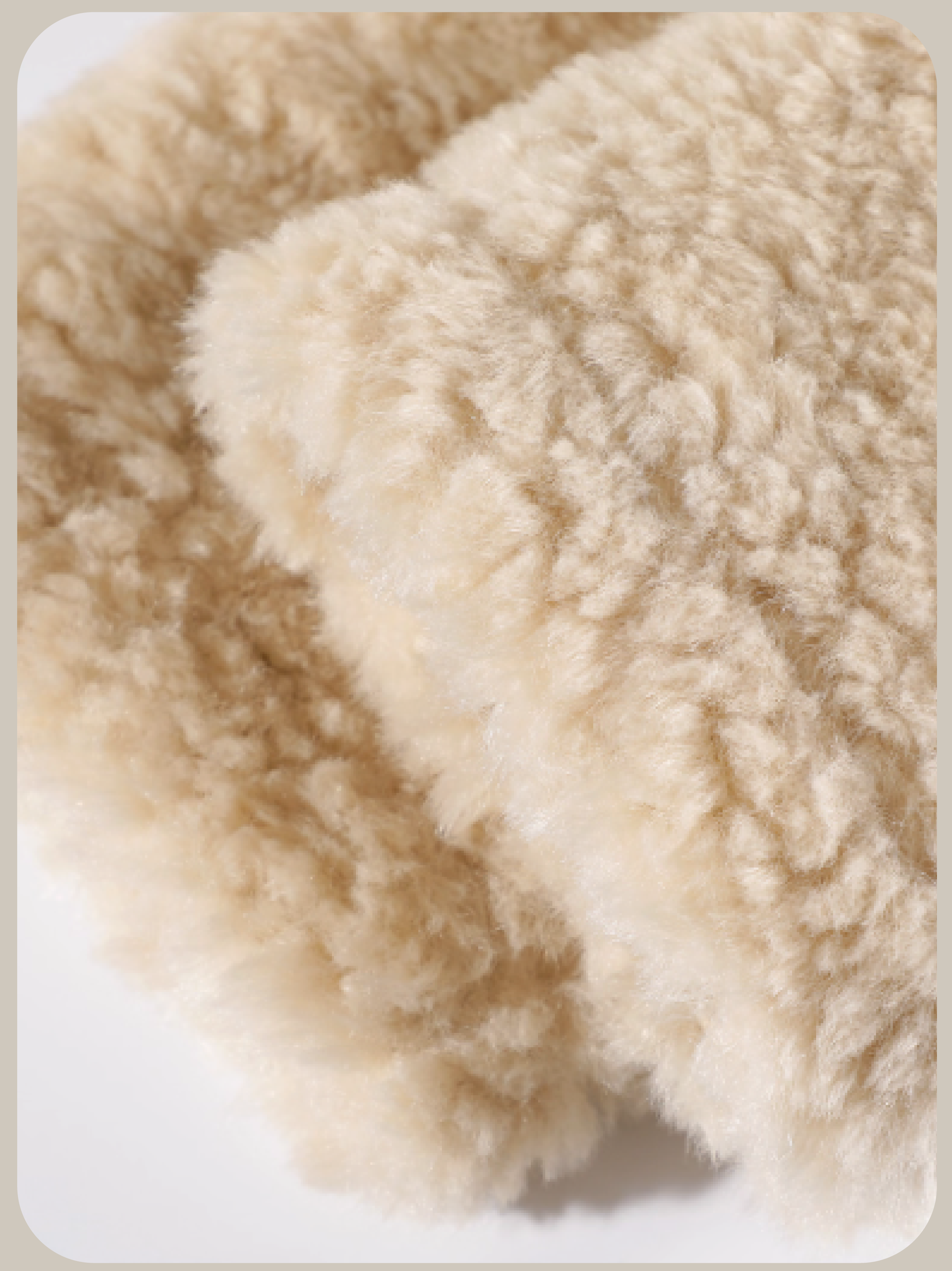 Fluffy Fur Coat With Gloves/ふわふわファーコート手袋