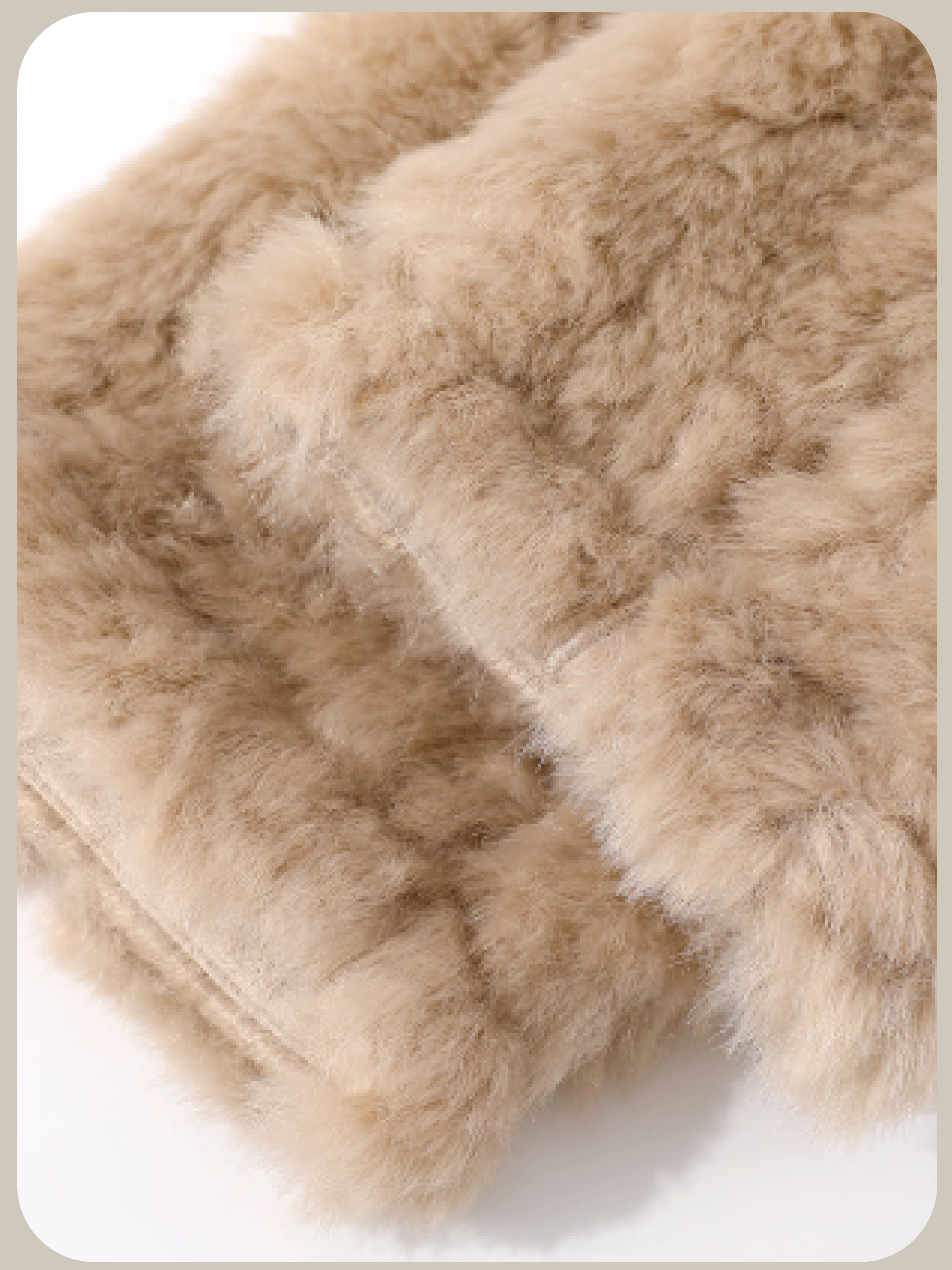 Lace Up Sweet Faux Fur Coat/レースアップスイートフェイクファーコート