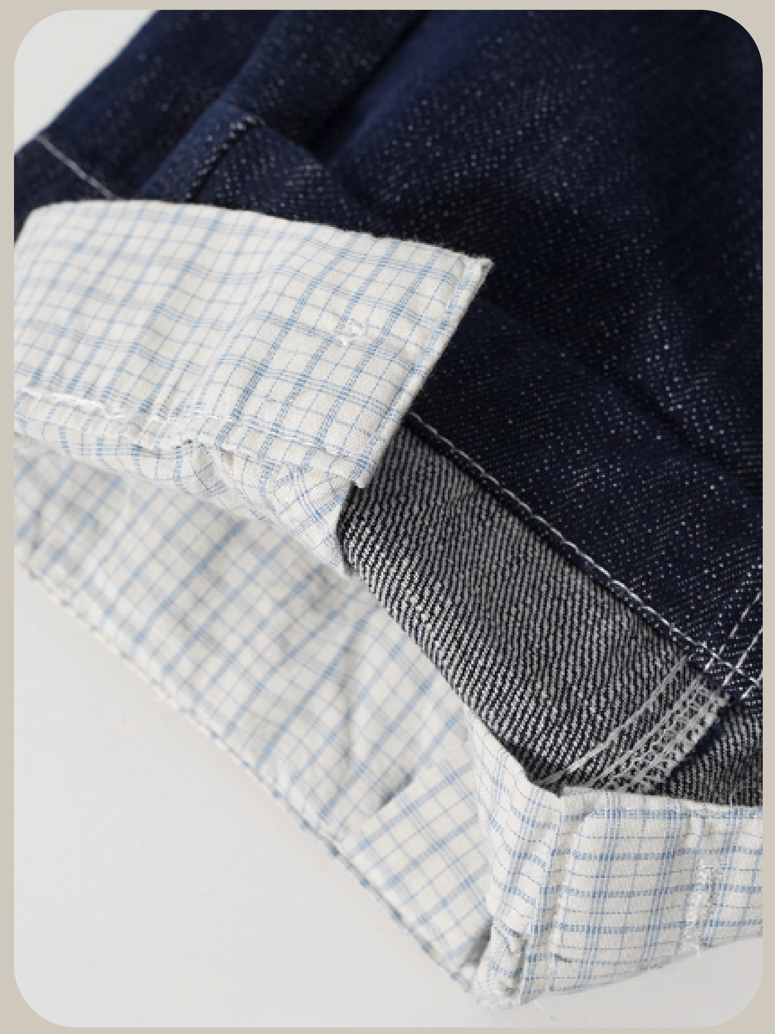 Sleeve Stitching Lapel Denim Jacket