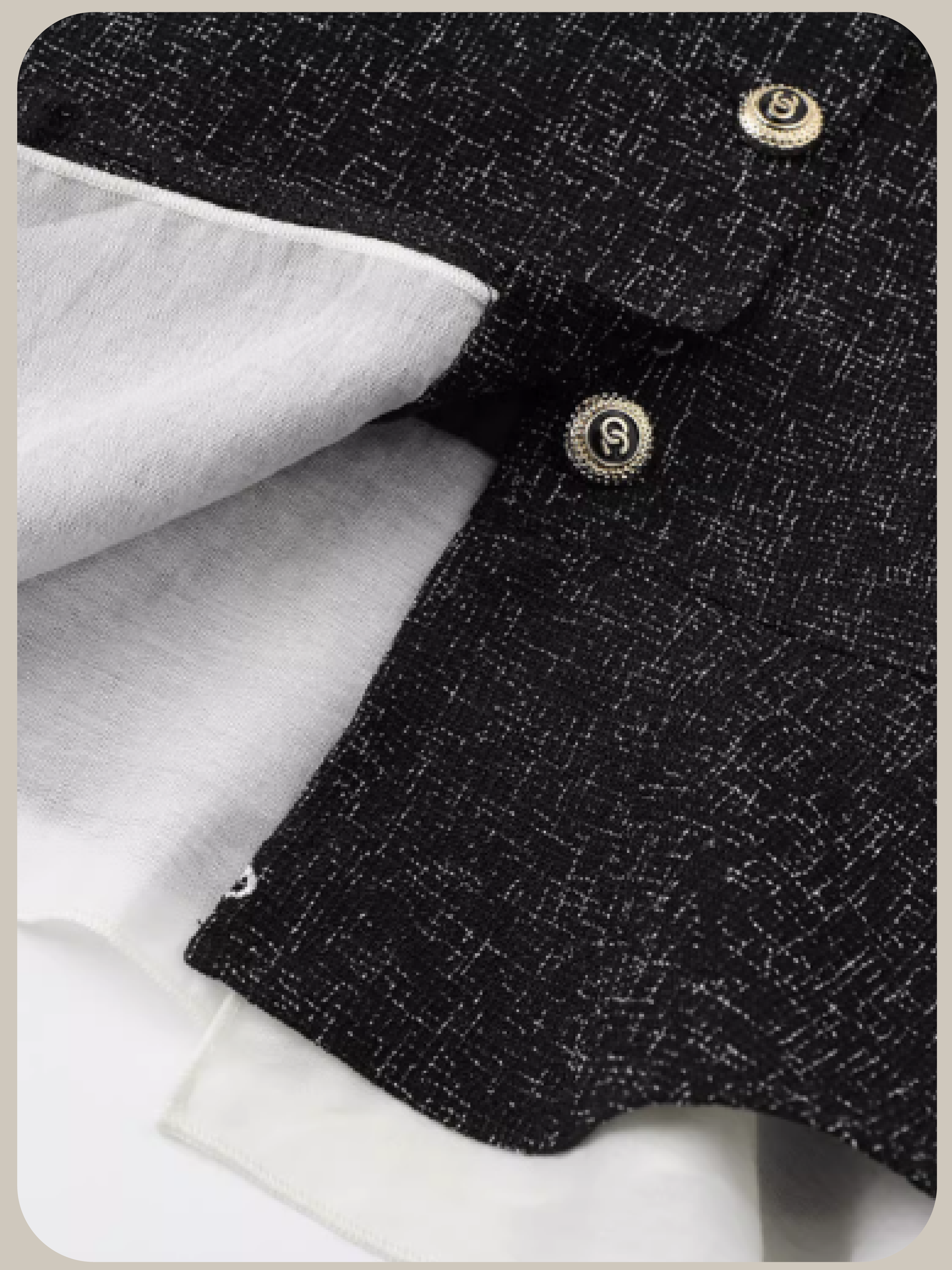 Peplum Tweed Mesh Jacket Set Up/ペプラムツイードメッシュジャケットセットアップ