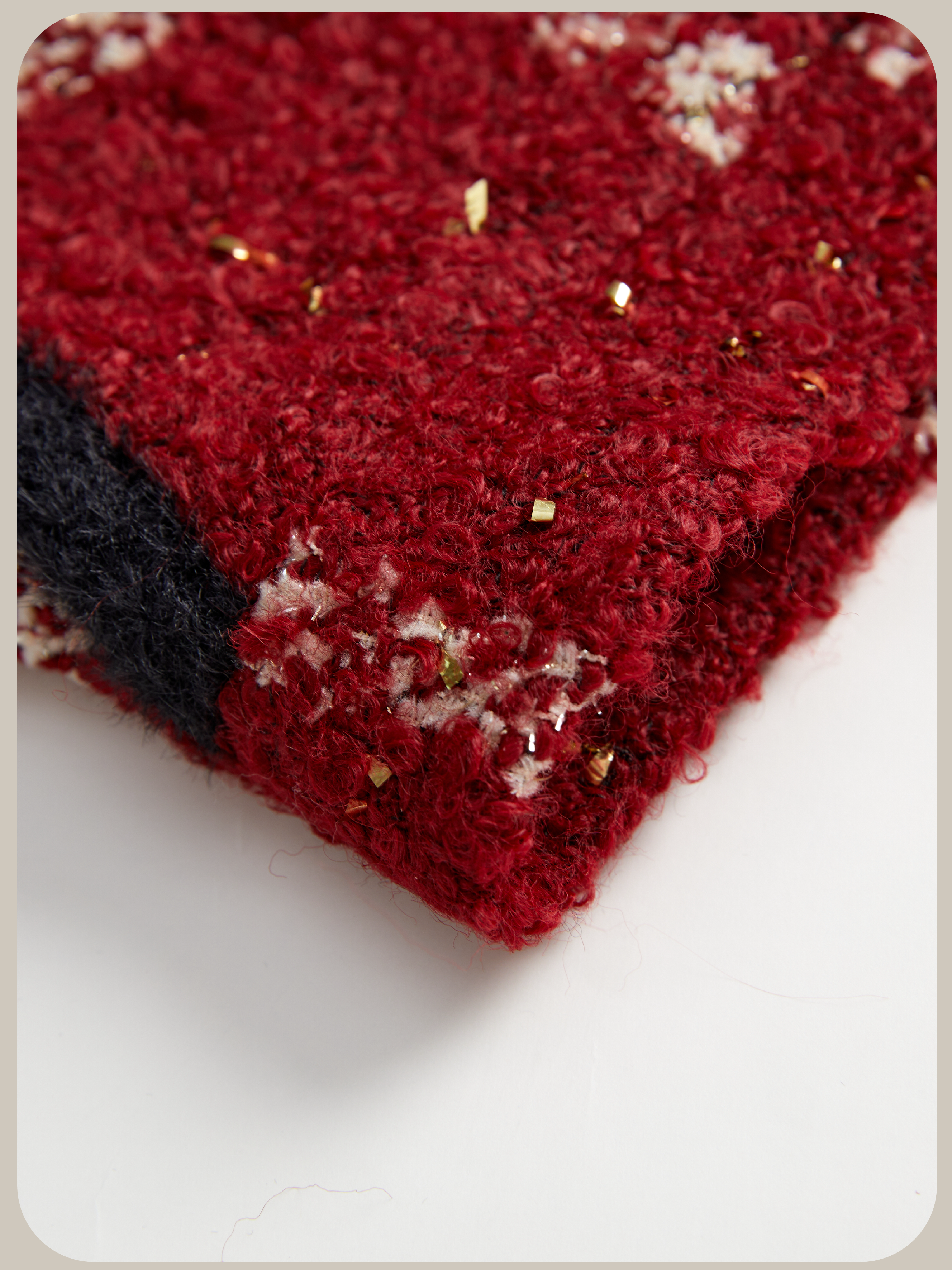 New Color❤︎No Button Red Motif Set Up. ノンボタンレッドチェックモチーフセットアップ