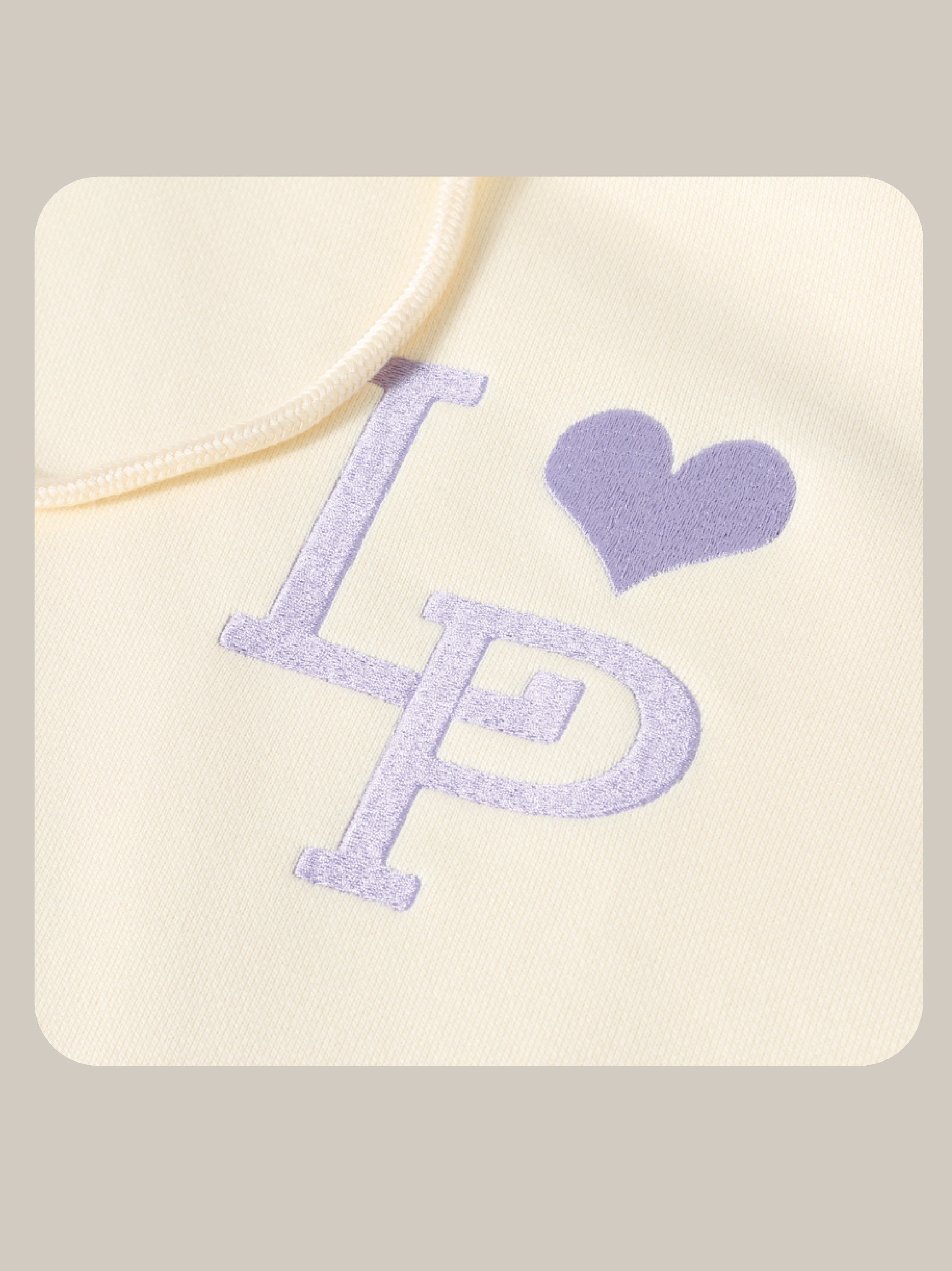 予約商品・LA POMME petit Purple Icon Hoodie