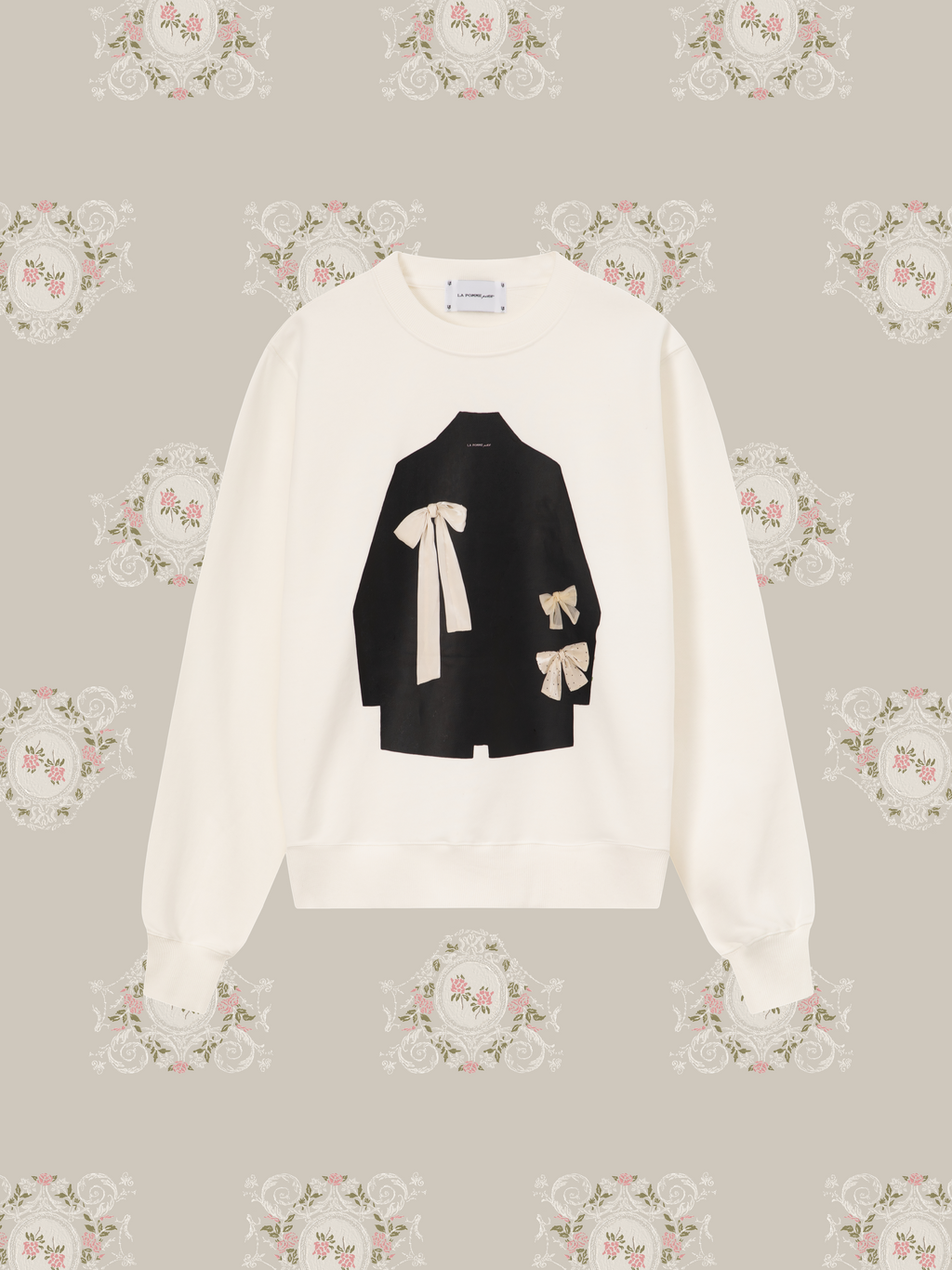LA POMME petit Ribbon Attack Jacket Sweat