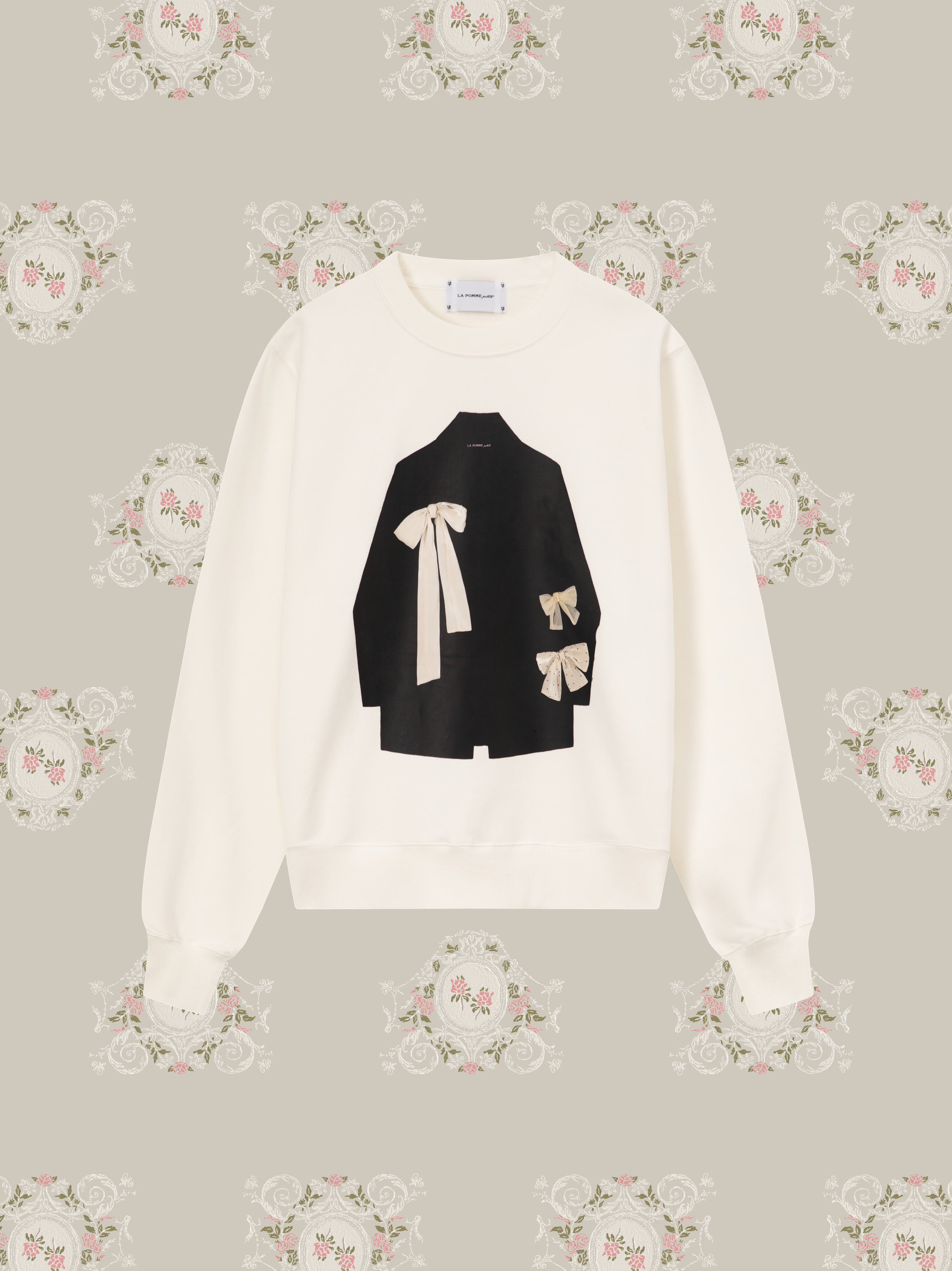 LA POMME petit Ribbon Attack Jacket Sweat