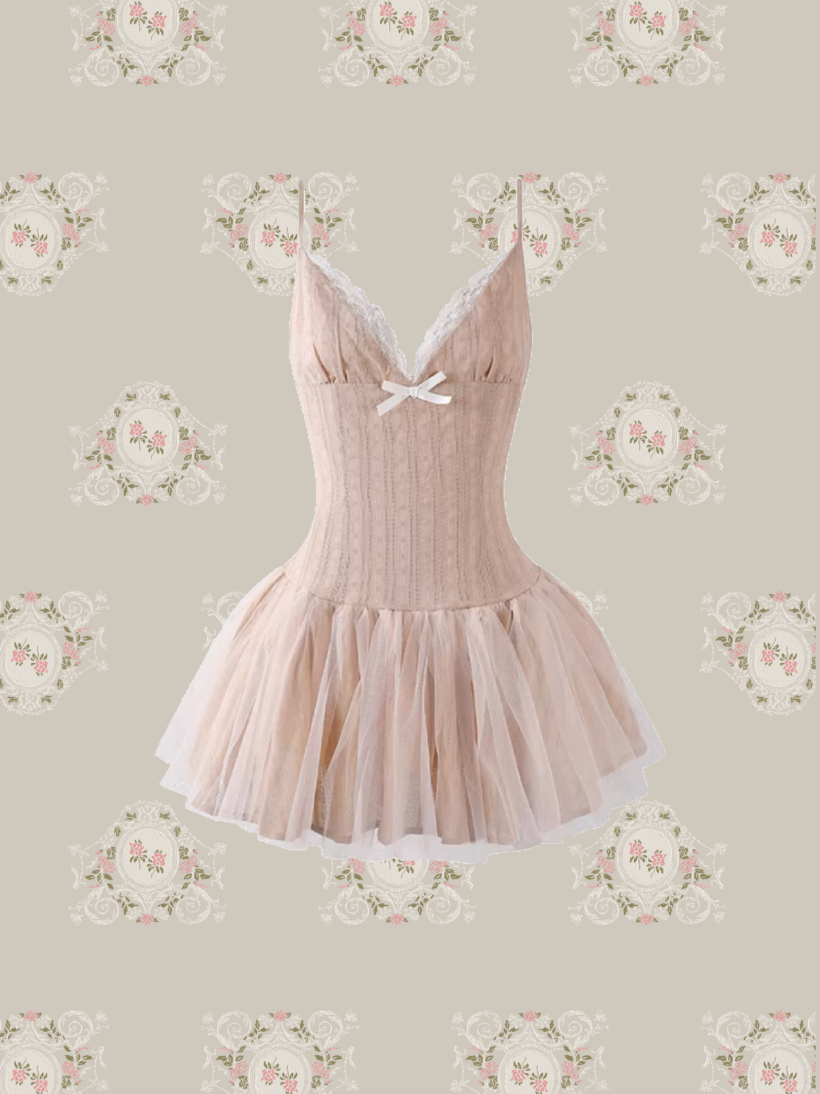 Romantic Mesh Flare Cami Dress/ロマンチックメッシュフレアキャミドレス