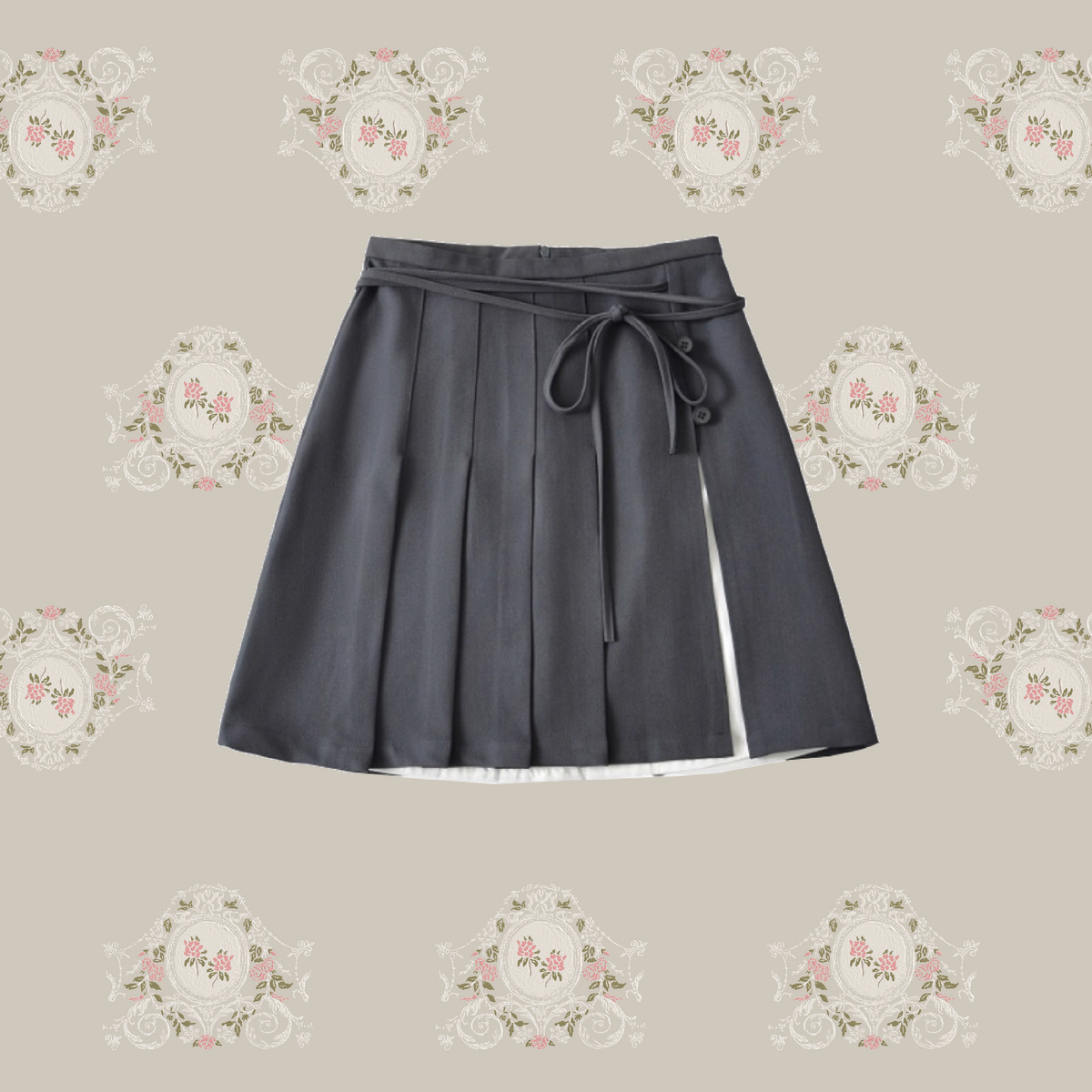 PLEATS PLEASE　プリーツ加工 サイドスリット スカート　美品 petitlppzozo___1_6aa0b62e-8e18