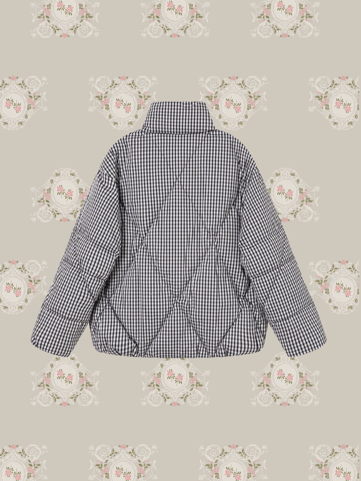 予約商品・Quilting Ribbon Puffer Duck Down Jacket キルティングリボンパファーダックダウンジャケット