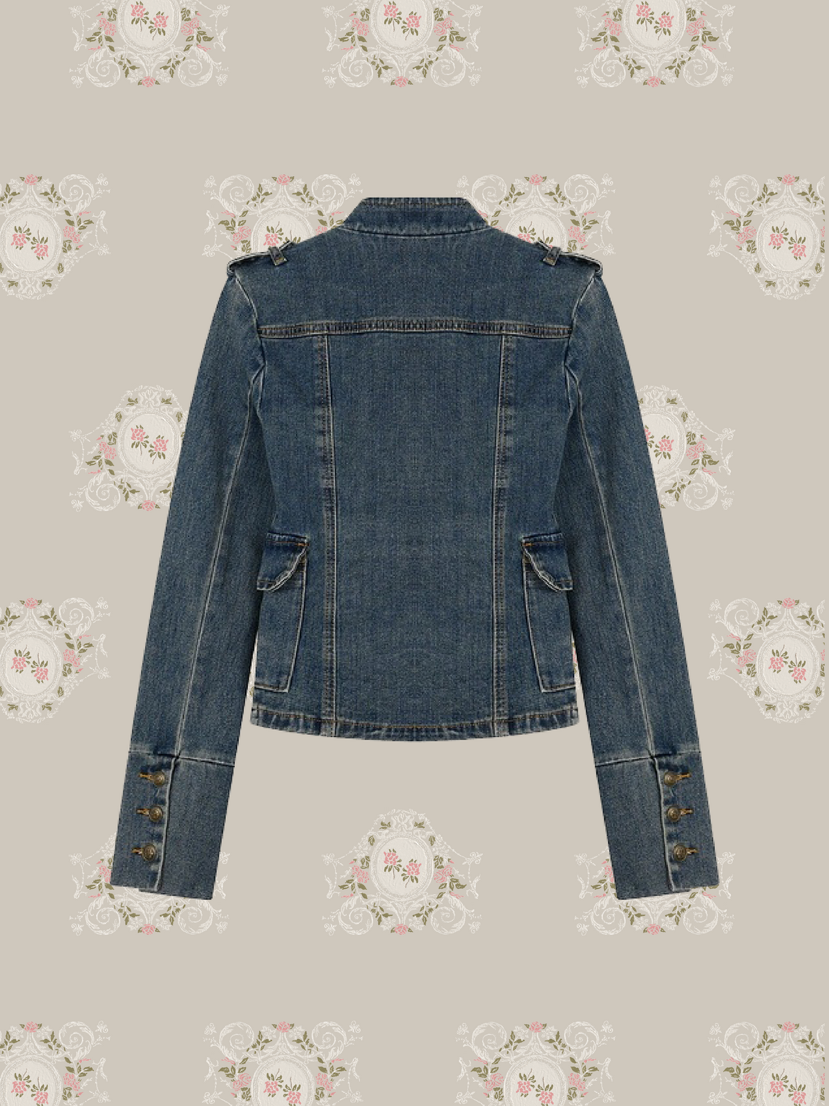 Retro Rivet Denim Jacket/レトロリベットデニムジャケット