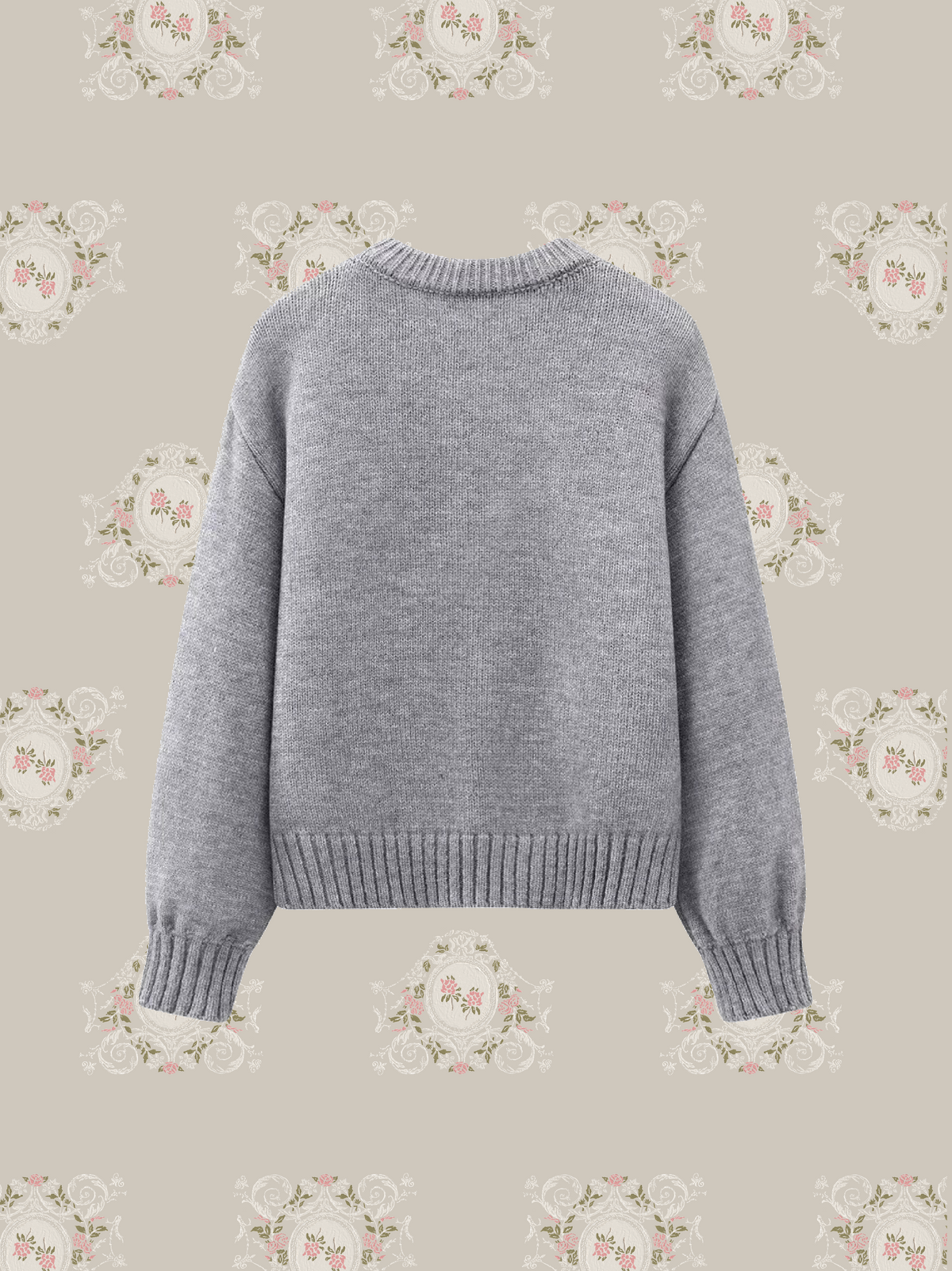 Cheerful Heart Deco Knit/ハートデコニット