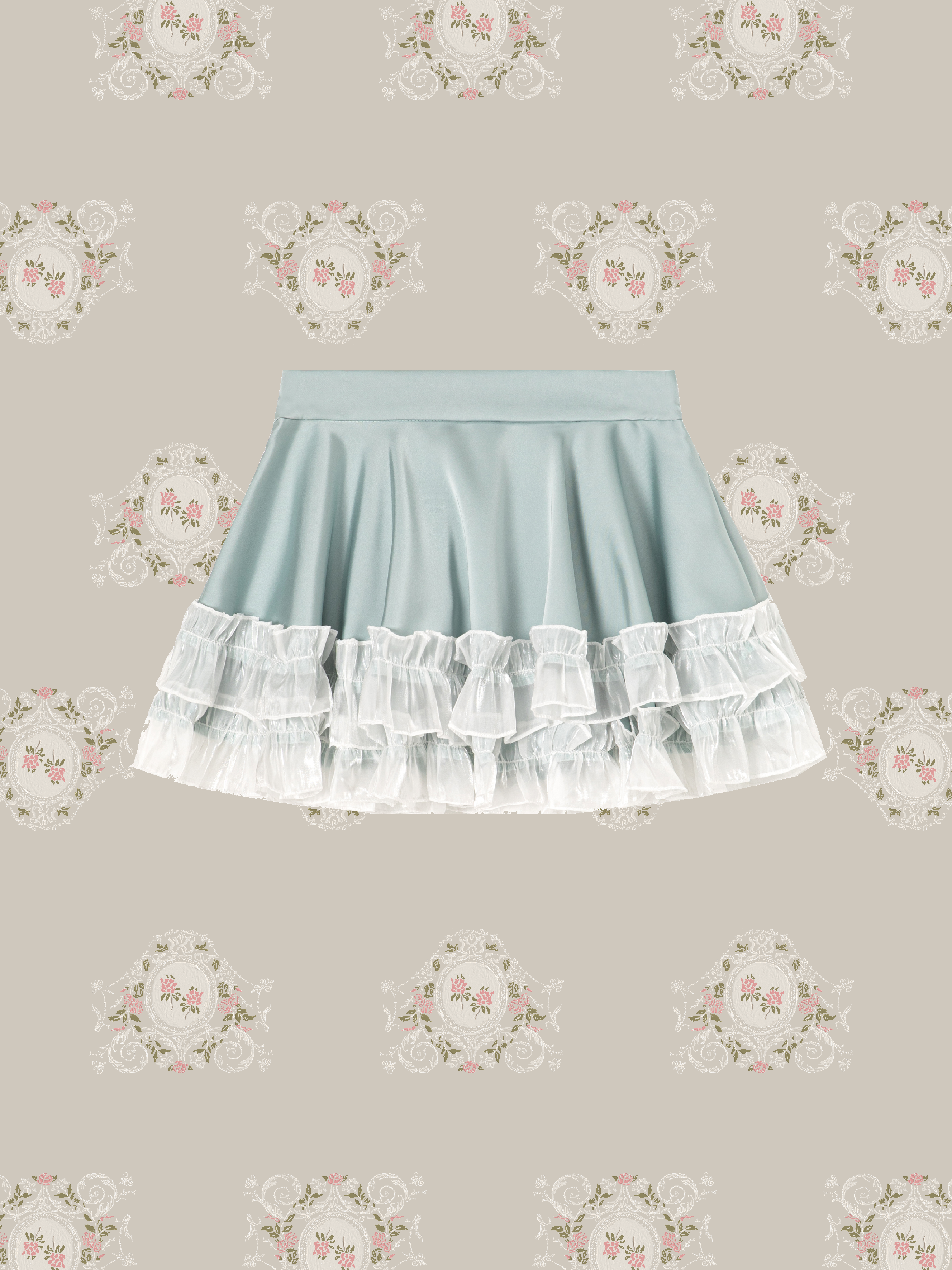 Baby Blue Lace Motif 3 Items Set Up/ベビーブルーレース 3点セット