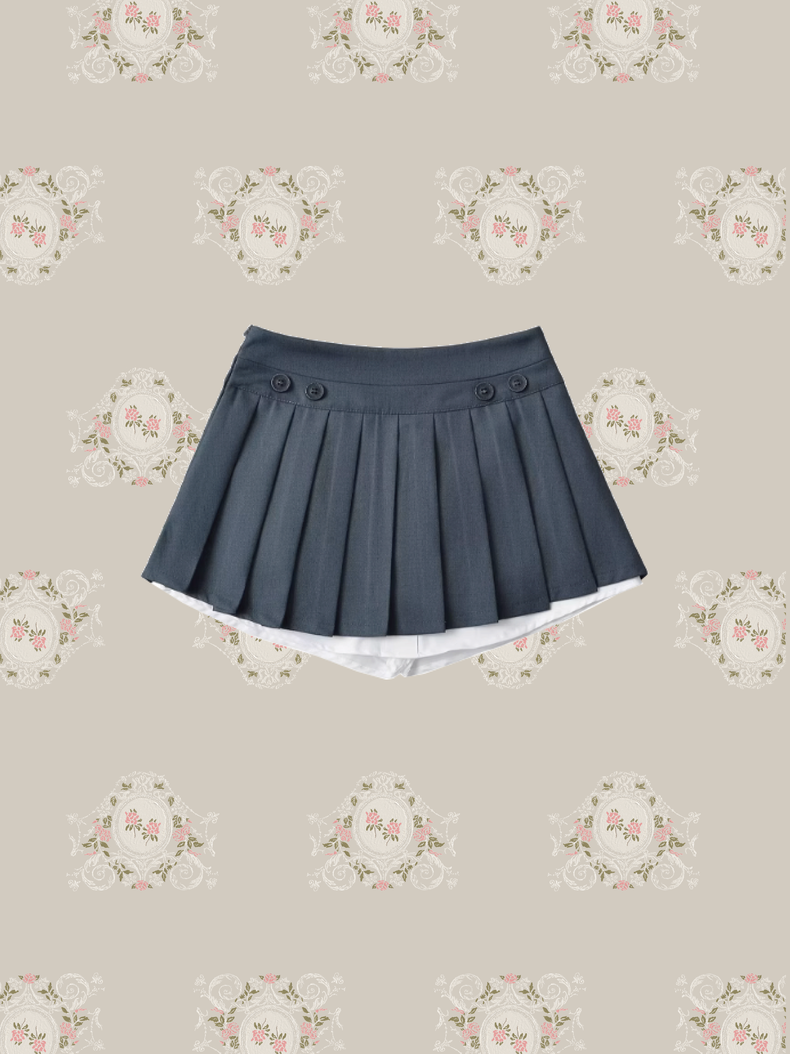 Pleats Mini Skirt/プリーツミニスカート