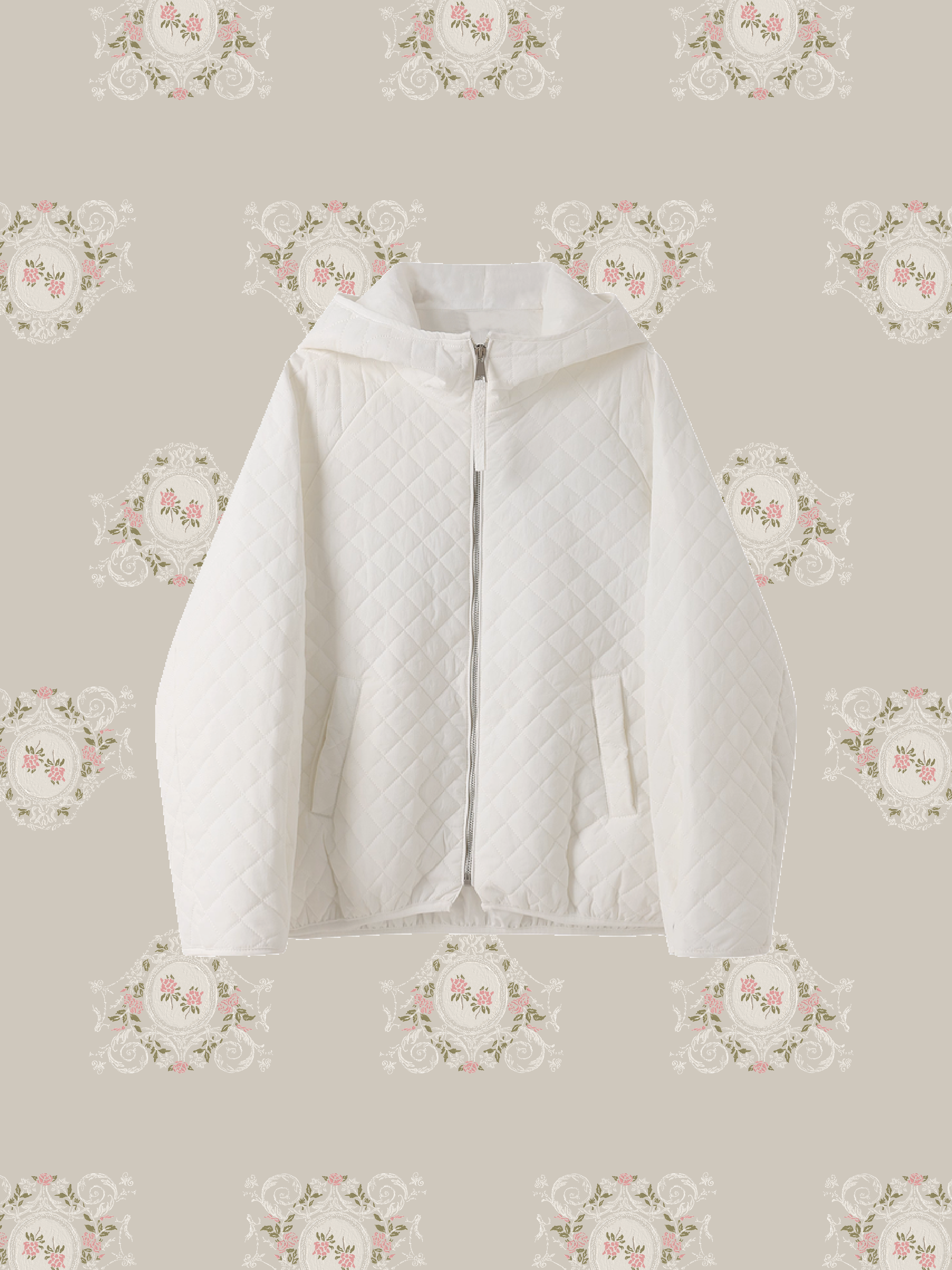 Quilting Hoodie Down Jacket/キルティングフーディーダウンジャケット