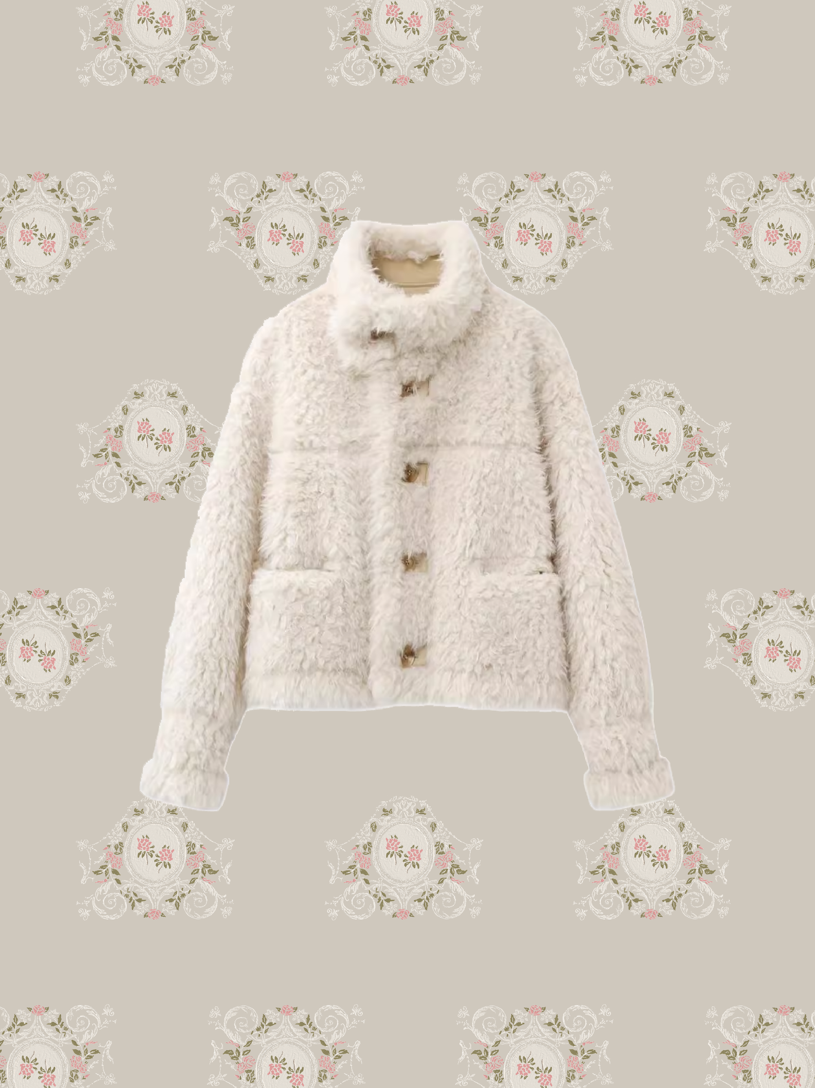 Two Way Faux Fur Coat/ツーウェイフェイクファーコート