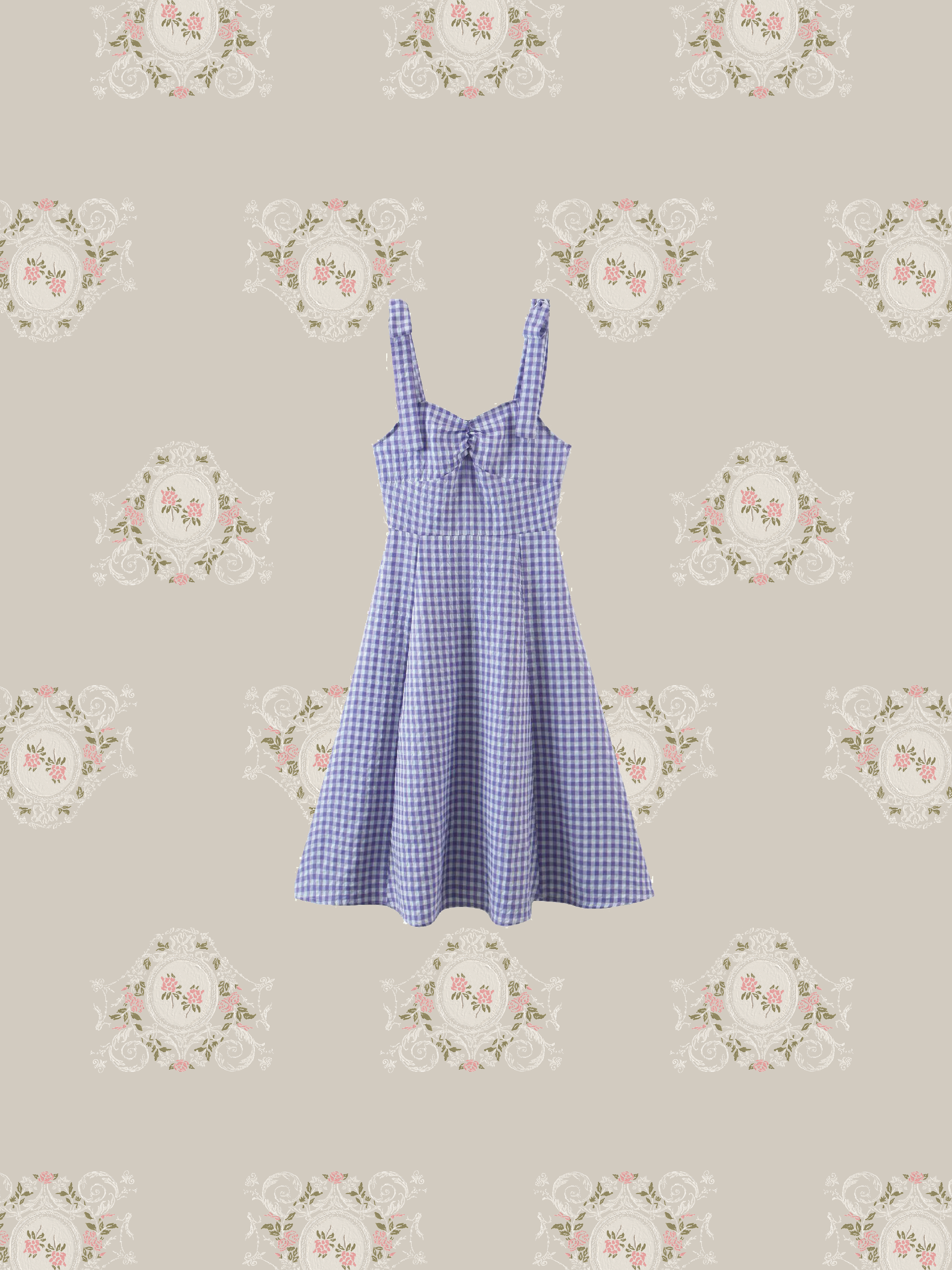 【REMI RELIEF/レミレリーフ】CHECK CAMI DRESS