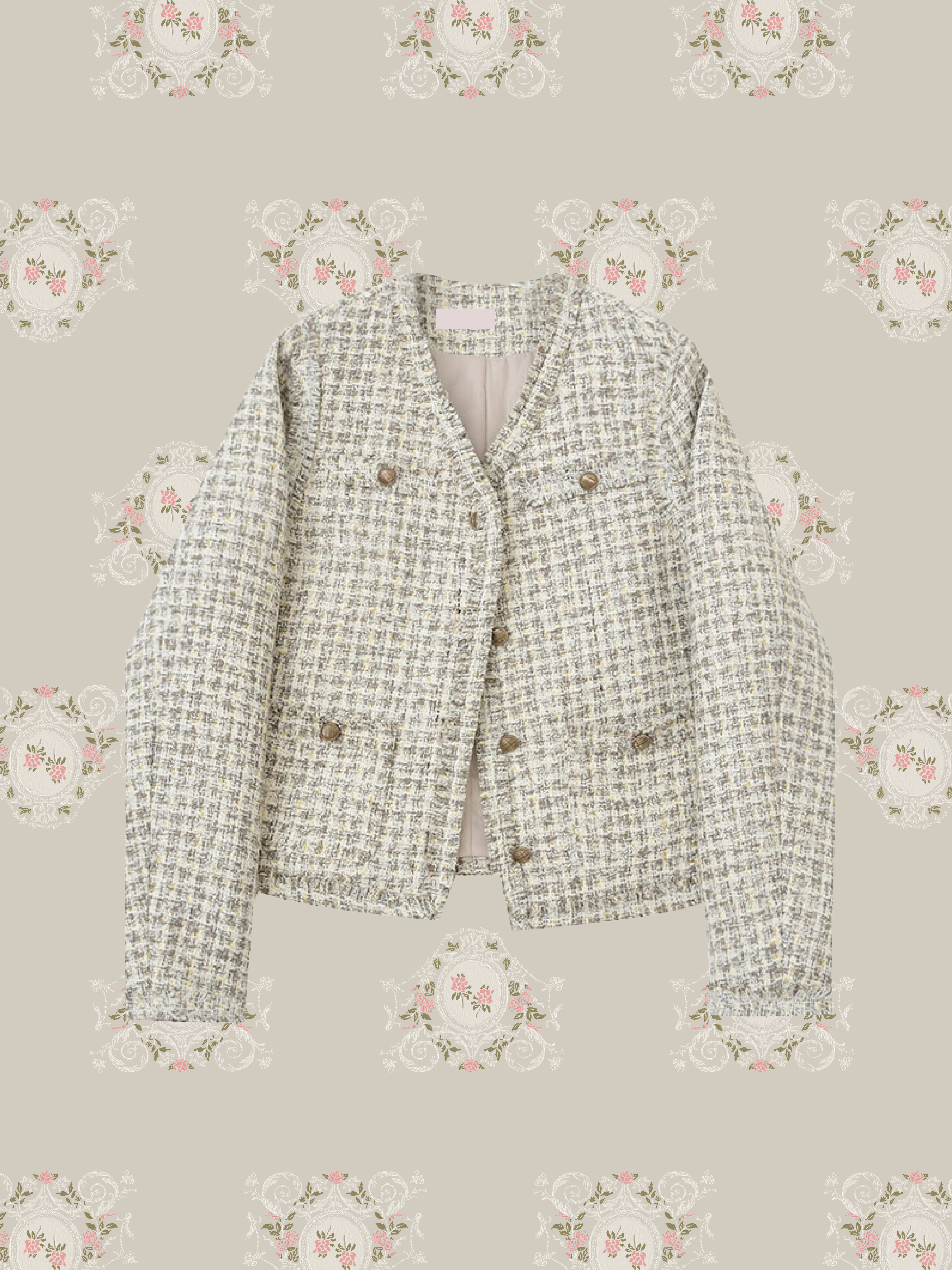 Elegant Lady Tweed Jacket