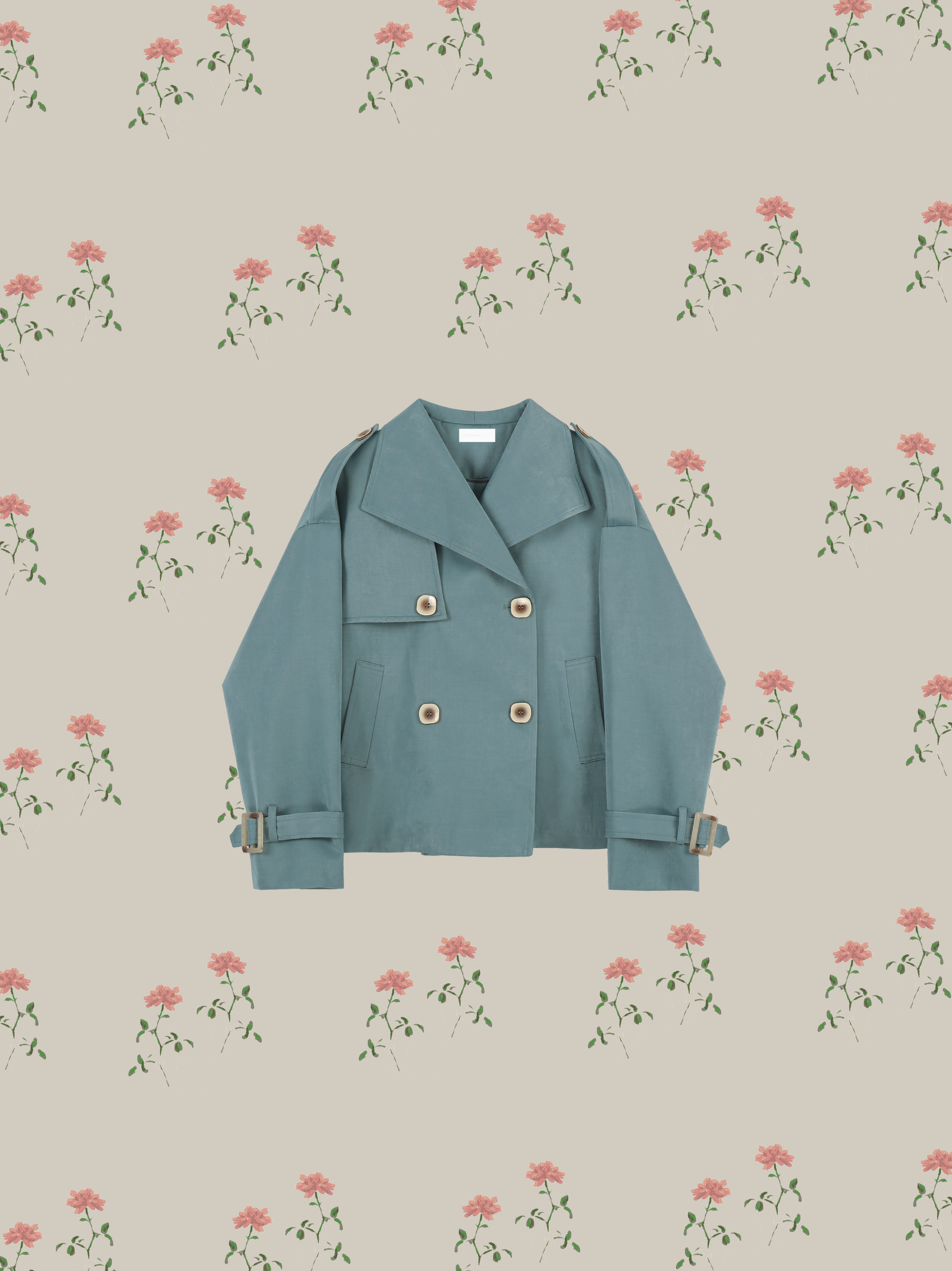 Short Double Trench Jacket