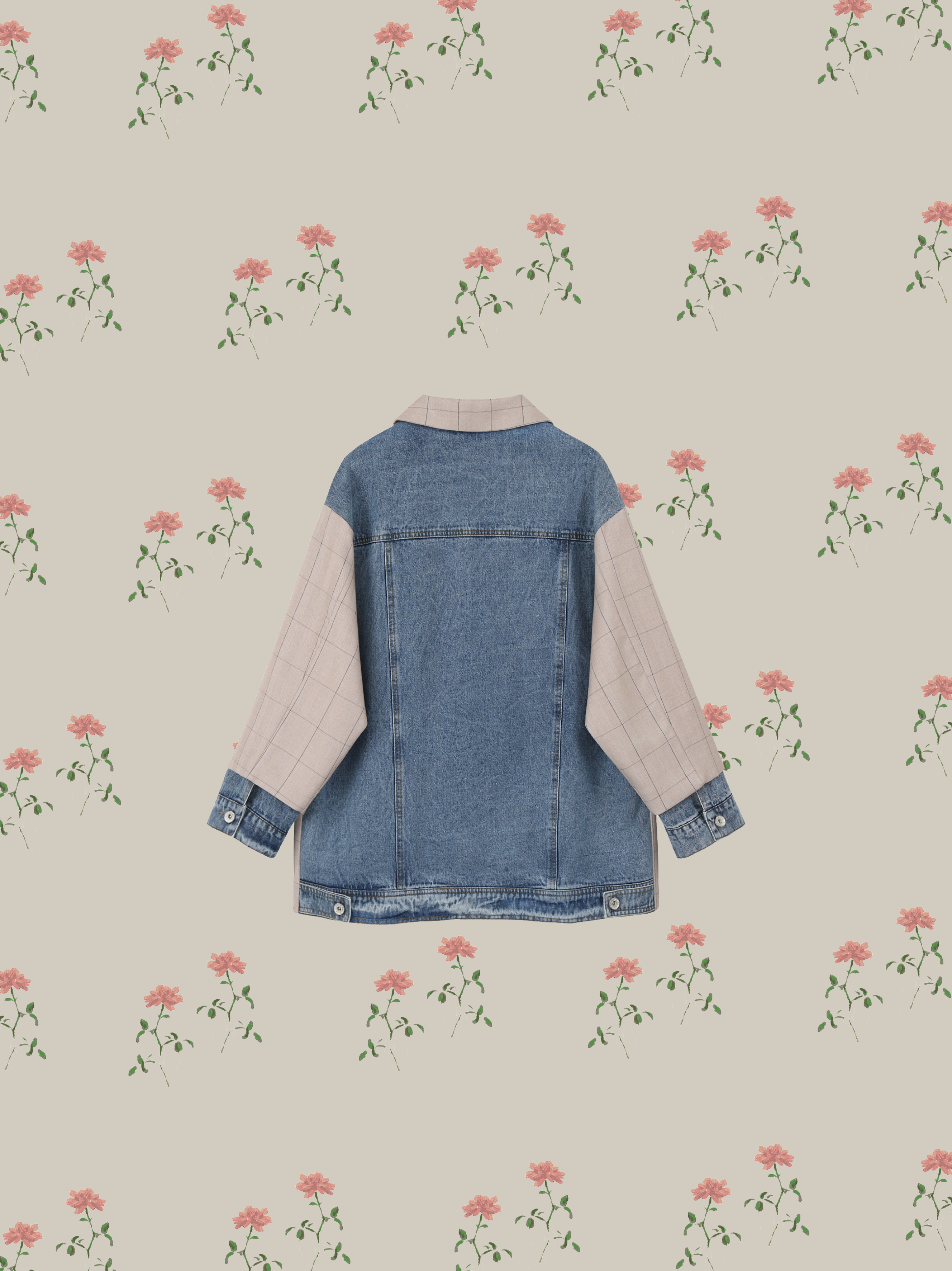 Denim Patchwork Jacket