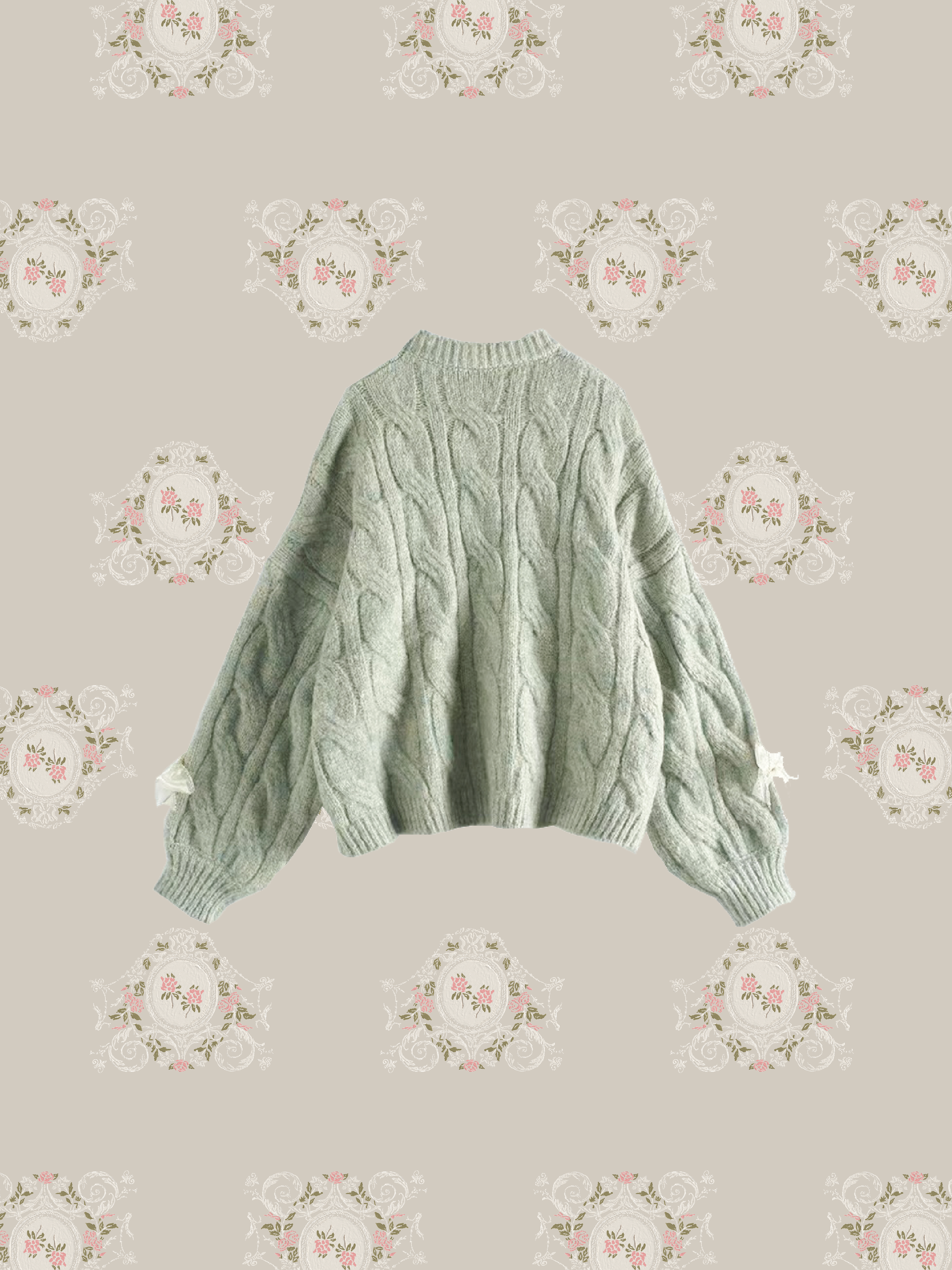 Lace Ribbon Sweater