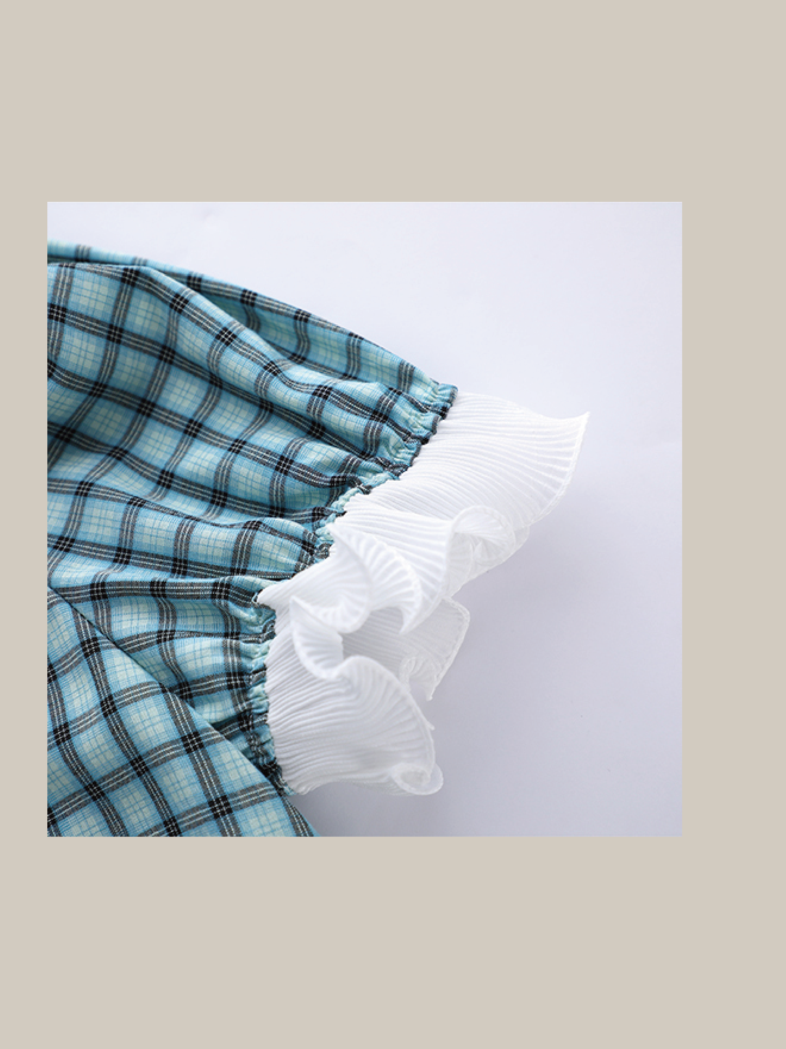 Asymmetric Pocket Check Dress