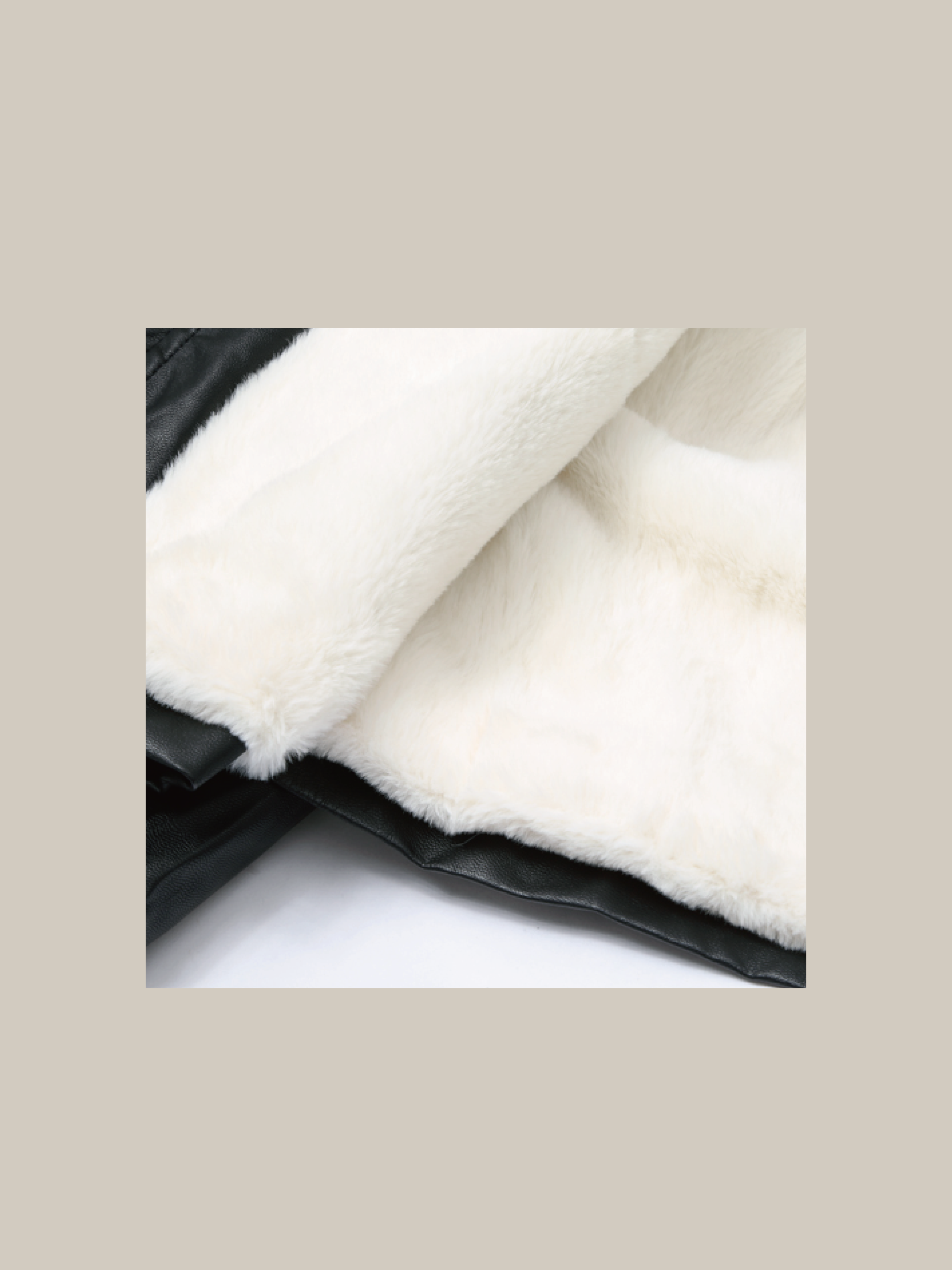 Wool Fur Leather Shearling Jacket